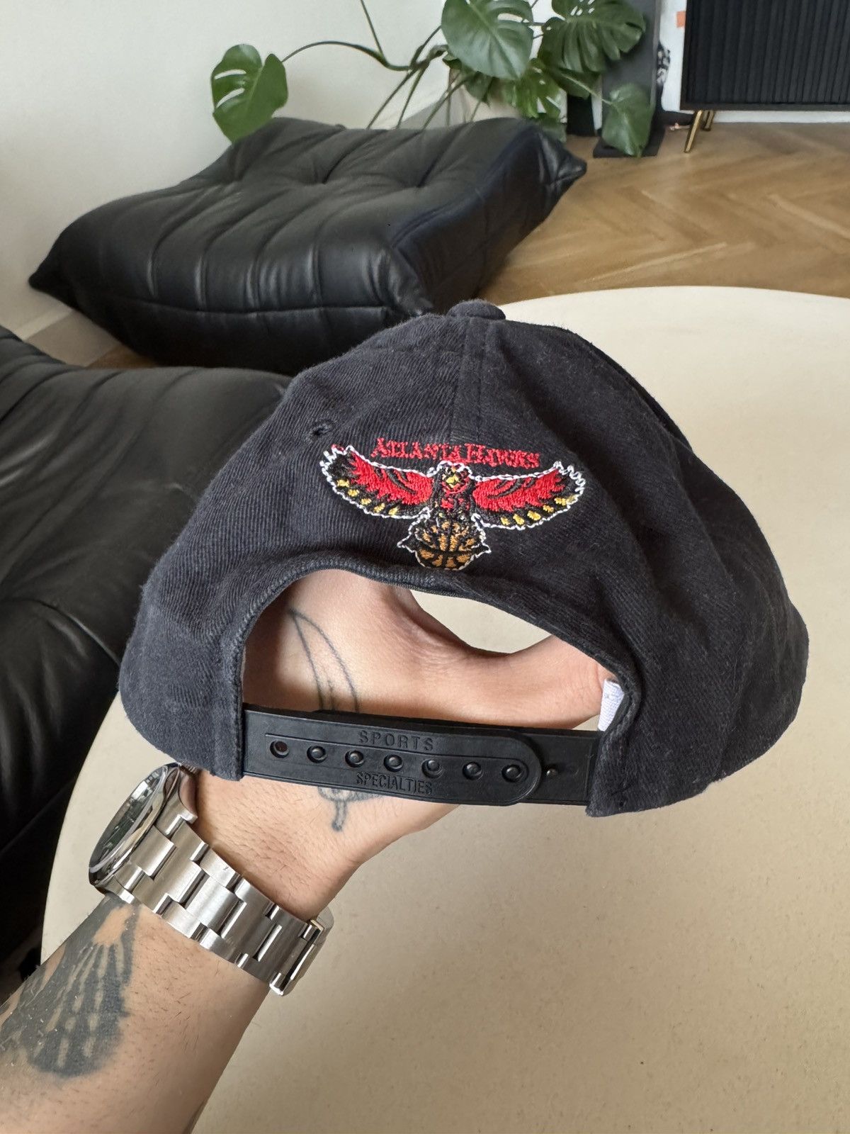 Sports Specialties 1990s Vintage Atlanta Hawks Sport Specialities Hat Snapback Size ONE SIZE - 2 Thumbnail