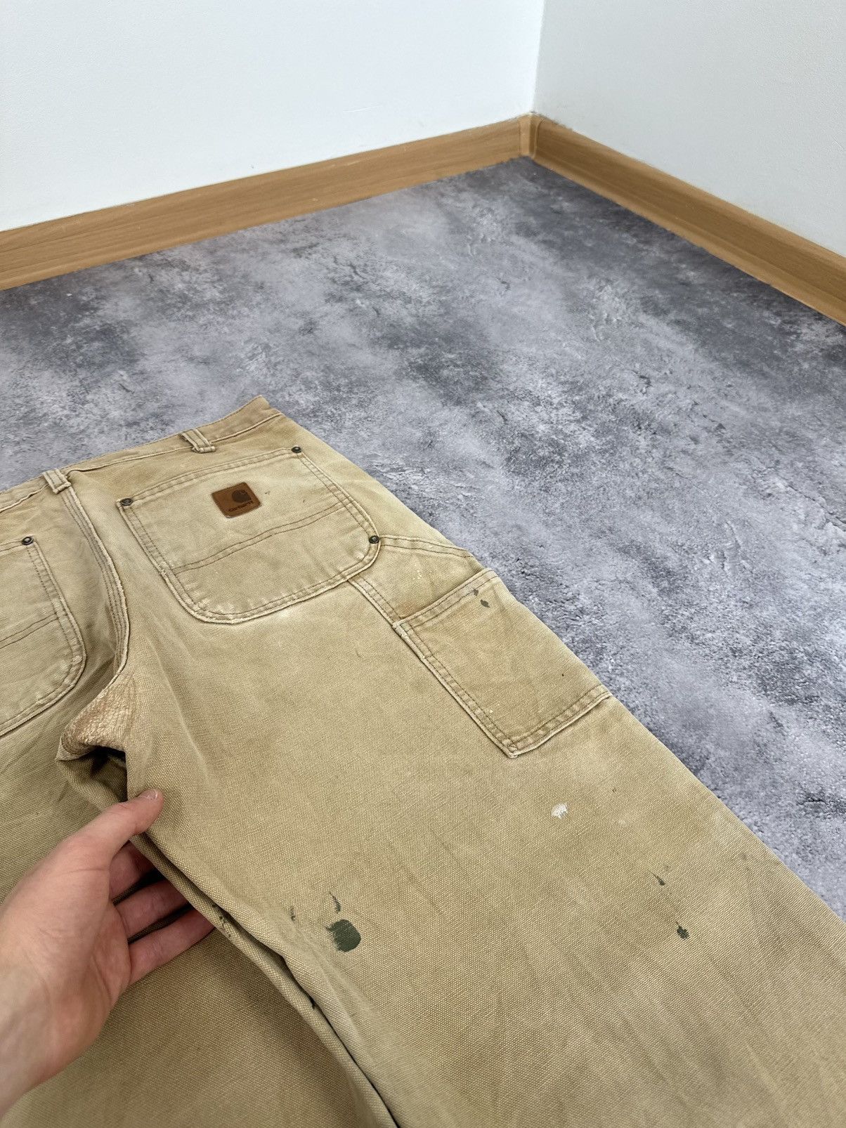Carhartt Vintage 90s Carhartt USA Double Knee Distressed Work Pants Size US 32 / EU 48 - 9 Thumbnail