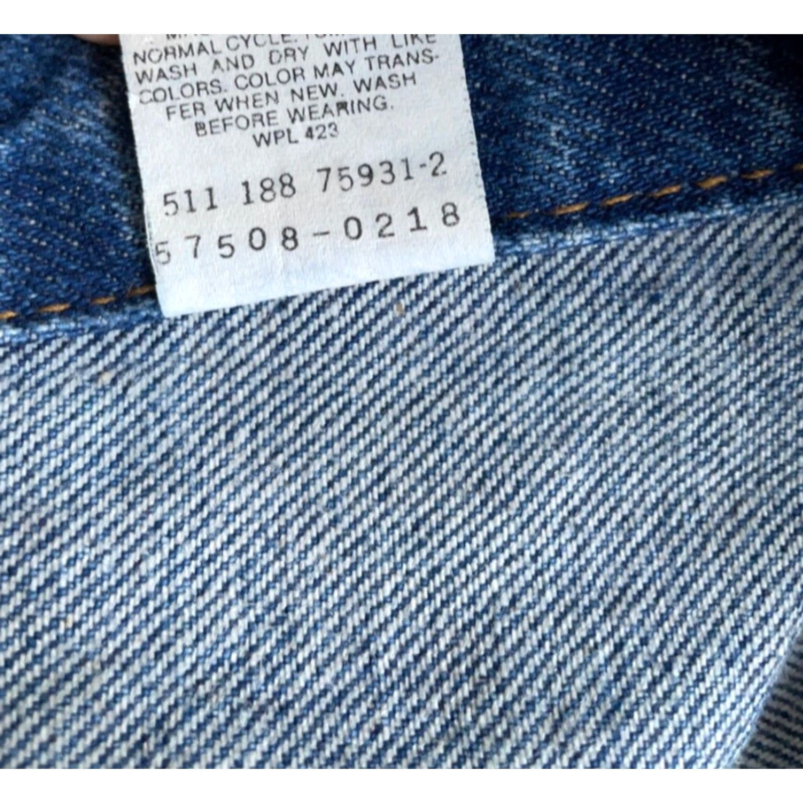 Levi's VINTAGE Levi's Denim Trucker Jacket Men Small 80s Blue Retro Casual Made in USA Size US S / EU 44-46 / 1 - 5 Thumbnail