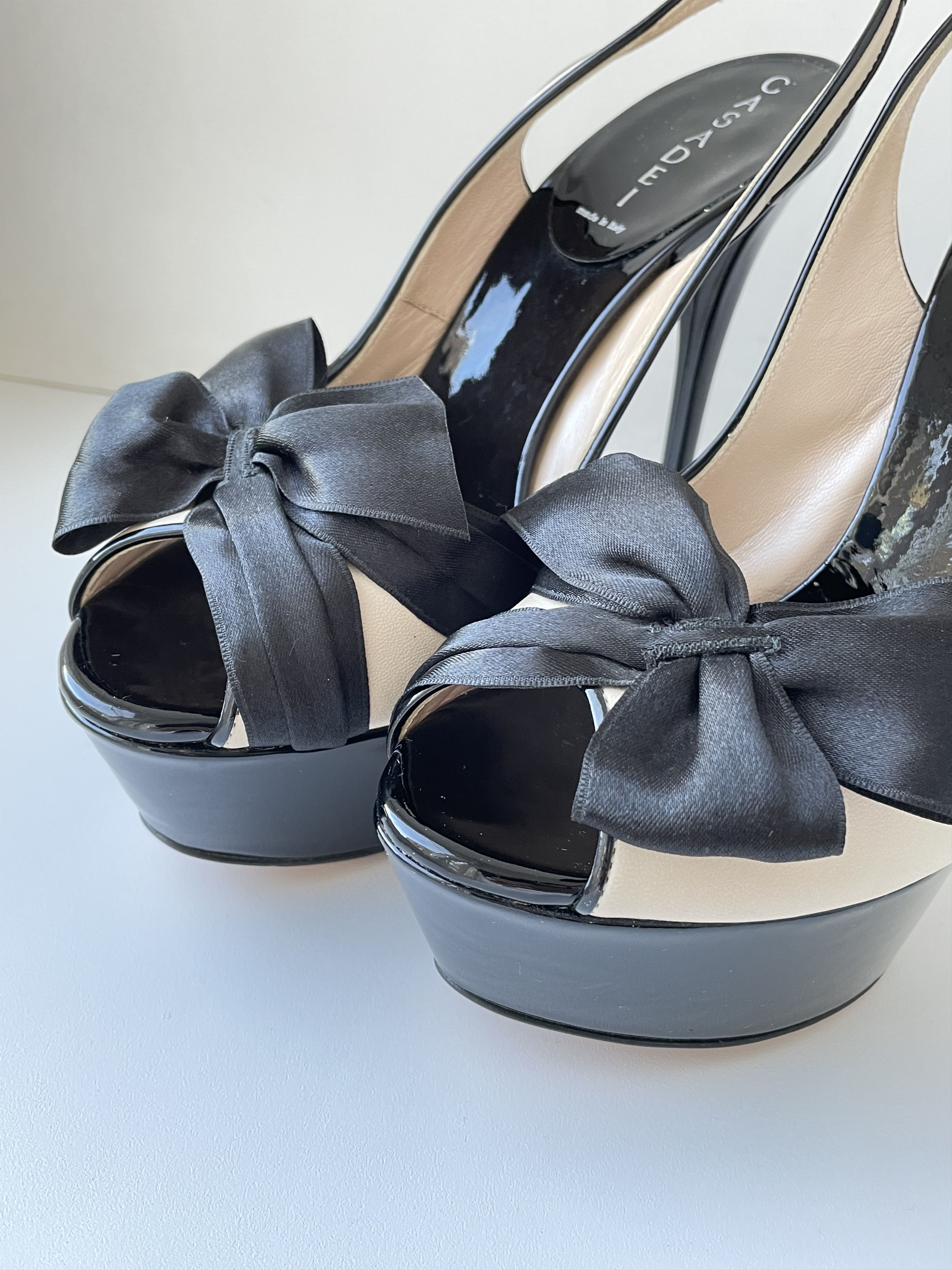 Casadei EUC Casadei 8,5 Women High Heel Platform Sandals Size US 8.5 / IT 38.5 - 6 Thumbnail