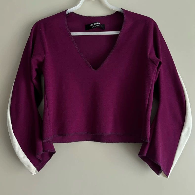 Junya Watanabe Junya Watanabe CDG Crop Top Purple S Size S / US 4 / IT 40 - 1 Thumbnail