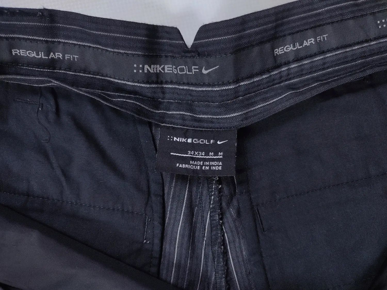 Nike × Vintage Nike Wool Golf Striped Trousers Pants Size US 32 / EU 48 - 14 Thumbnail