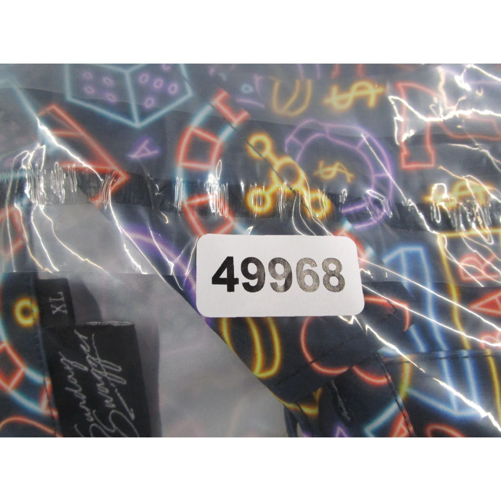 Vintage Sunday Swagger Polo Shirt Mens XL Black AOP Neon Casino Gambling Golf Print Polo Shirt Mens XL Black AOP Neon Casino Gambling Golf Print Size US XL / EU 56 / 4 - 8 Thumbnail