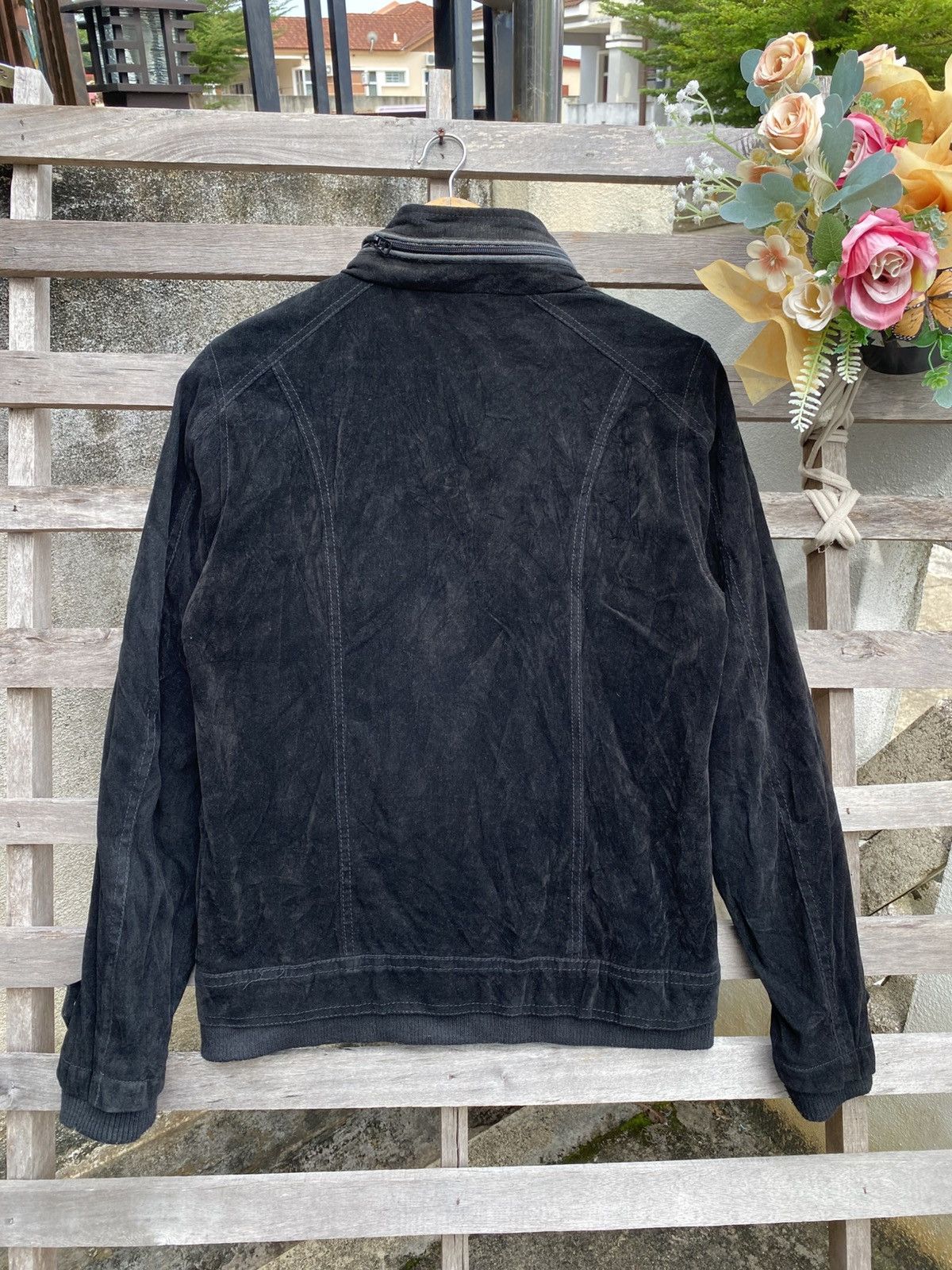 In The Attic In The Attic Velvet Black Utility Zip Jacket - Punk Style Size US M / EU 48-50 / 2 - 4 Thumbnail