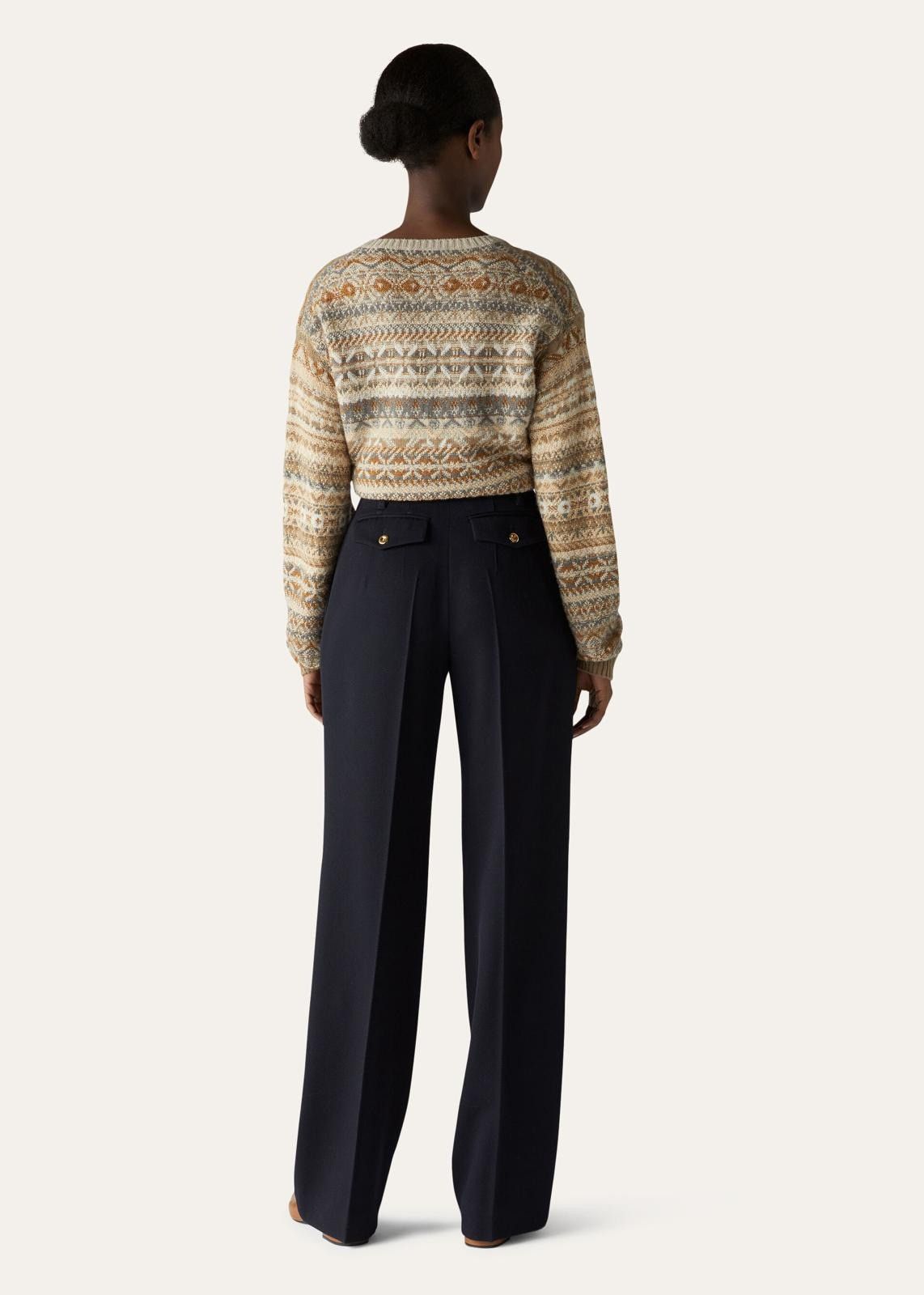 Loro Piana o1srvl11e0824 Kalgoorlie V-Neck Sweater in Multicolor Size M / US 6-8 / IT 42-44 - 4 Thumbnail