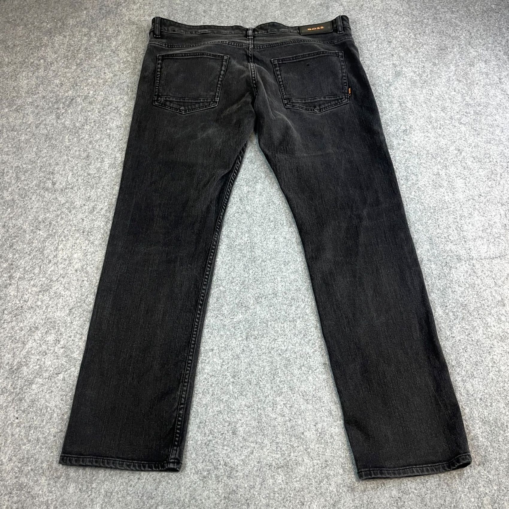 Hugo Boss HUGO BOSS Denim Jeans Slim Fit 38 32 Black Dark Wash Delaware BC-L-C Jeans Mens Slim Fit 38 waist - No extra text Size US 38 / EU 54 - 2 Thumbnail