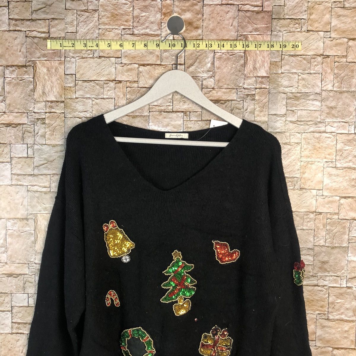 Homespun Knitwear Japanese Brand vintage Black Knitwear #A927 Size M / US 6-8 / IT 42-44 - 2 Thumbnail