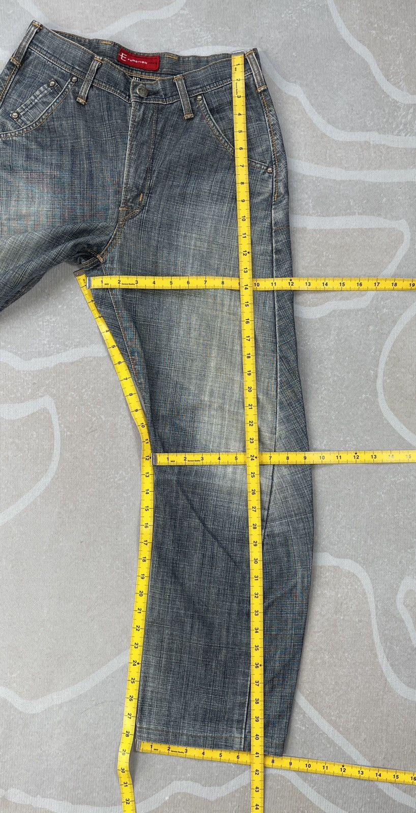 Tornado Mart Vintage Edwin E-Function Rusty Mudwash Jeans (P53) Size US 28 / EU 44 - 14 Thumbnail