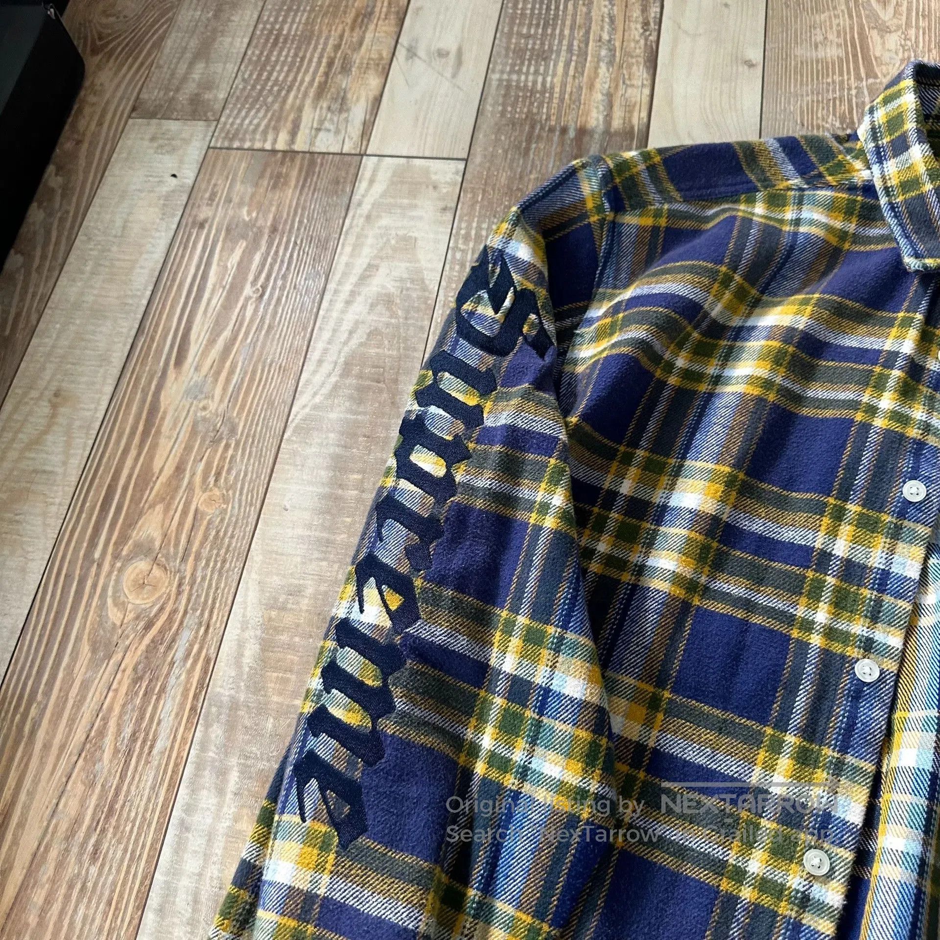 Supreme Supreme Old English Plaid Flannel Shirt. Size US M / EU 48-50 / 2 - 5 Thumbnail