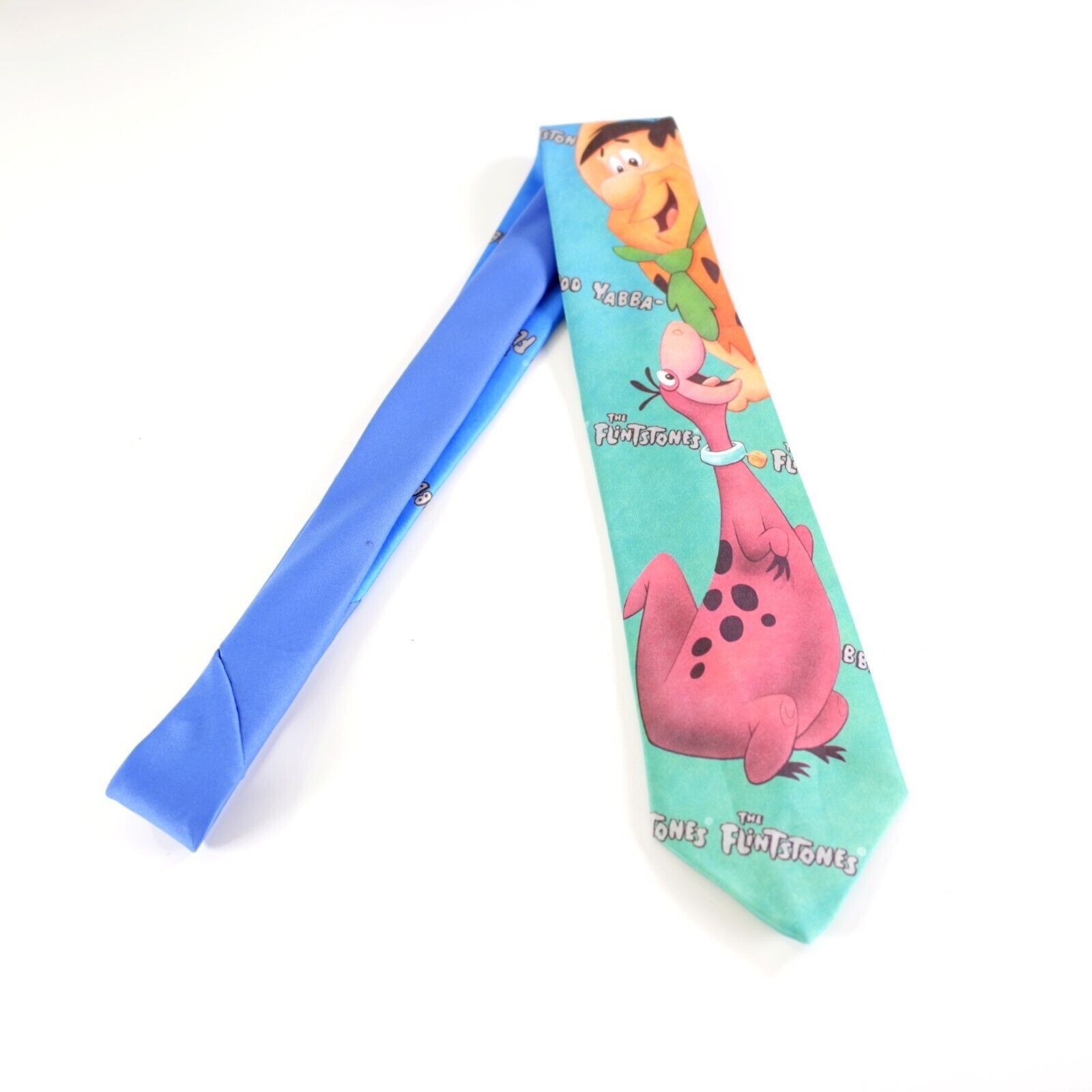 Ralph Marlin Ralph Marlin The Flintstones Green Print Polyester Tie Size ONE SIZE - 7 Thumbnail