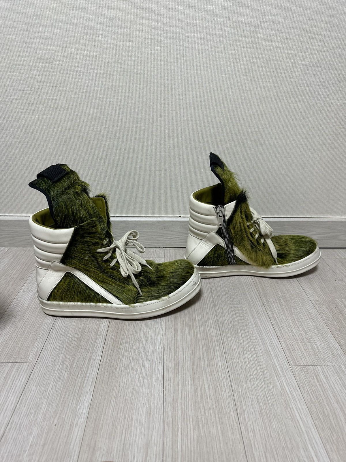 Rick Owens Rick Owens Seeyuh Grinch Pony Hair Acid Milk Geobasket Size US 10 / EU 43 - 6 Thumbnail