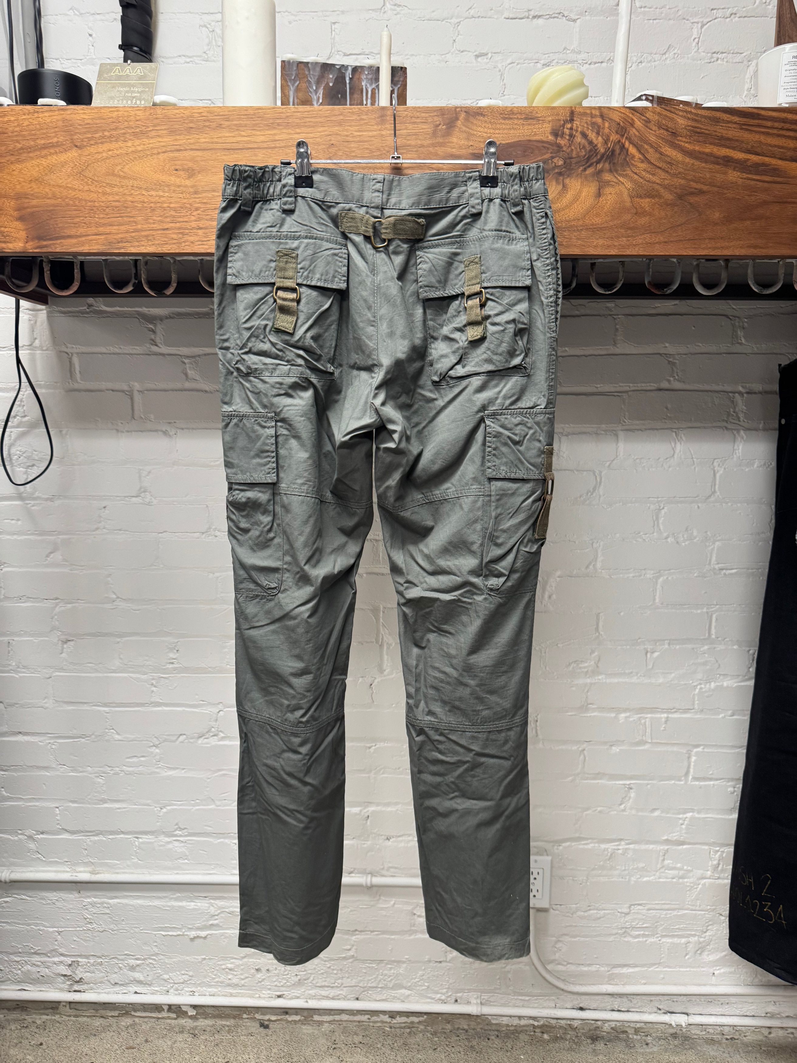 Dolce & Gabbana 2000s Dolce & Gabbana Military Green 3D Pocket Cargo Pants Size US 34 / EU 50 - 1 Thumbnail