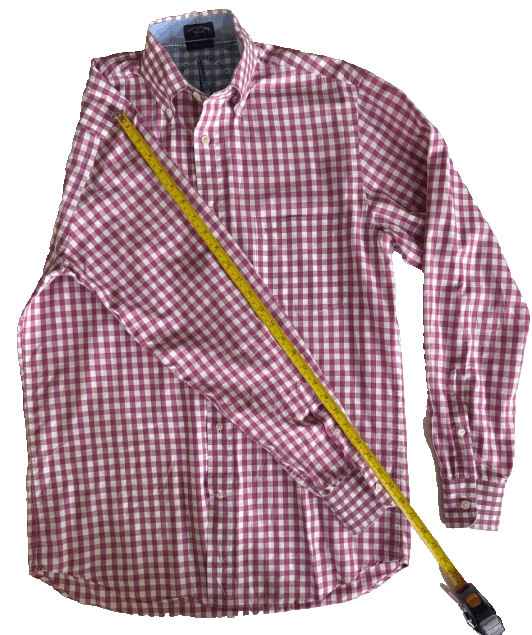 Paul & Shark Paul & Shark Red Check Cotton Button Down Gingham Mens Size US M / EU 48-50 / 2 - 6 Thumbnail