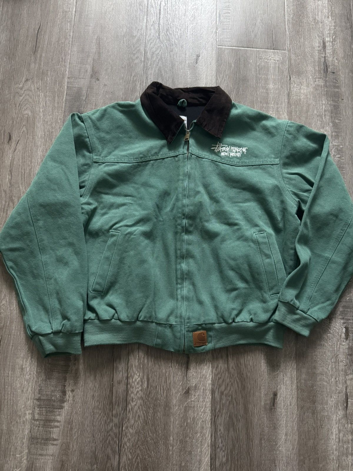 Vintage Vintage Stussy Carhartt Jacket Size US S / EU 44-46 / 1 - 1 Thumbnail