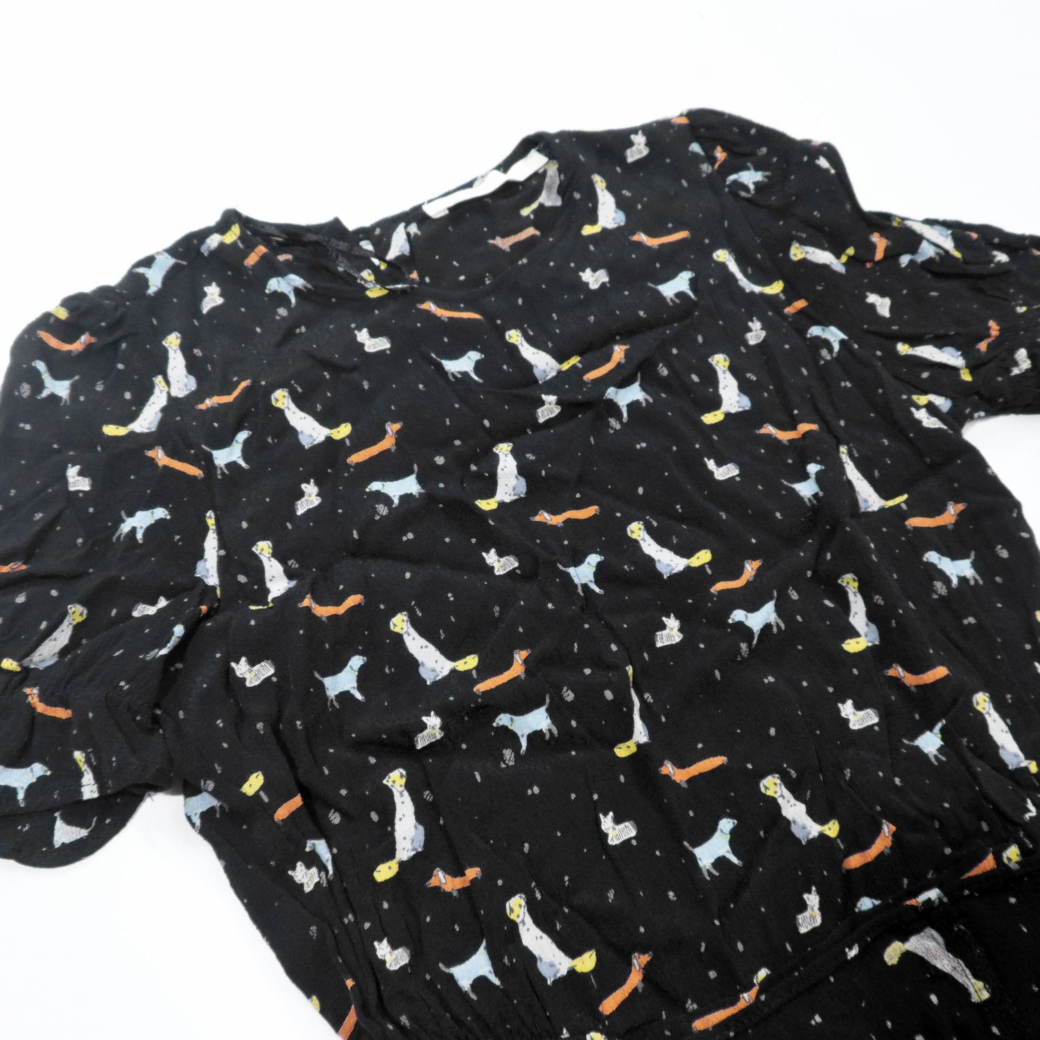 Zara ZARA TRAFALUC COLLECTION DOG PRINTED PATTERN MINI DRESS Size S / US 4 / IT 40 - 7 Thumbnail