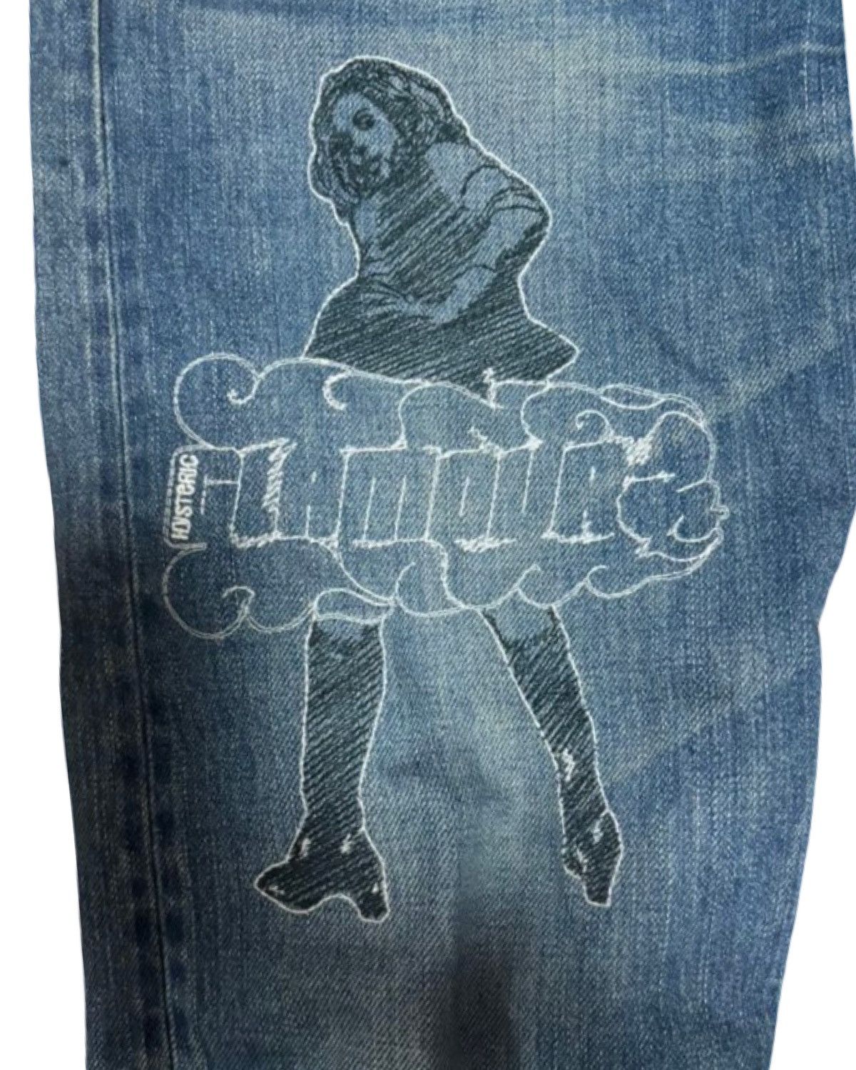 Hysteric Glamour Vixxen Girl Studded Selvedge Denim Jeans Size US 29 - 5 Thumbnail