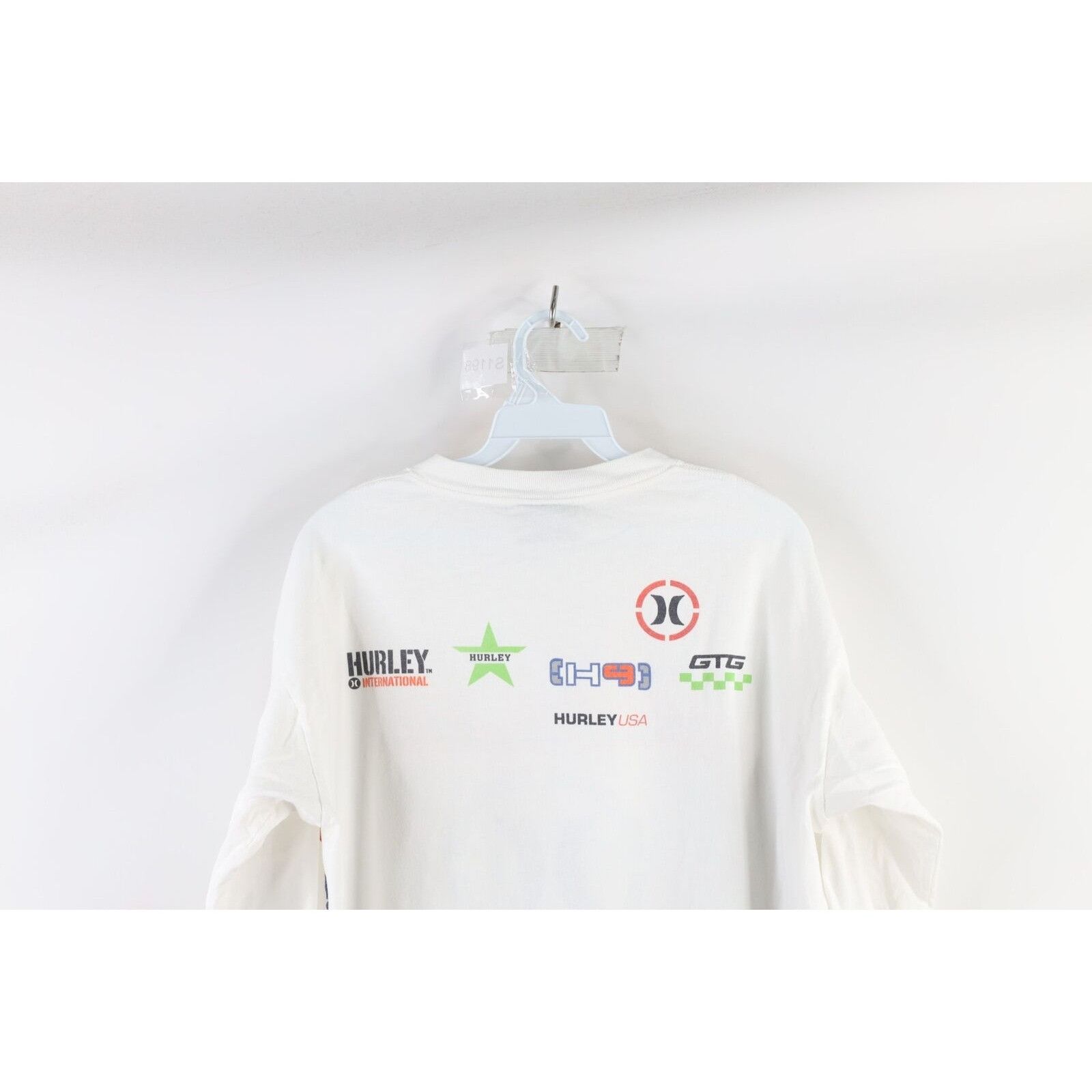 Hurley Vintage 90s Hurley Spell Out Surfing Long Sleeve T-Shirt Size US L / EU 52-54 / 3 - 11 Thumbnail