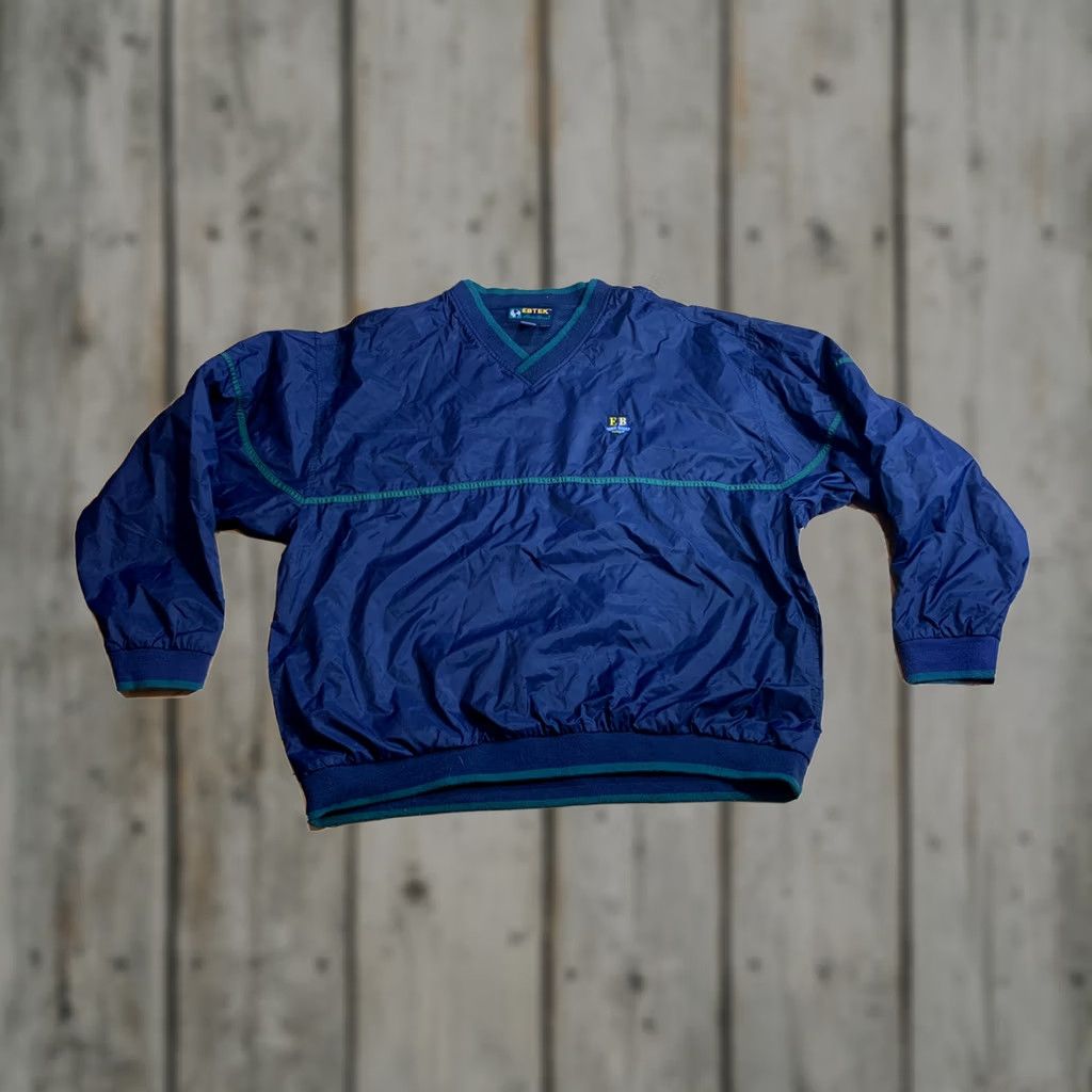 Eddie Bauer VINTAGE Eddie Bauer Golf EBTEK Windbreaker Jacket Men's XL Blue Size US XL / EU 56 / 4 - 1 Thumbnail