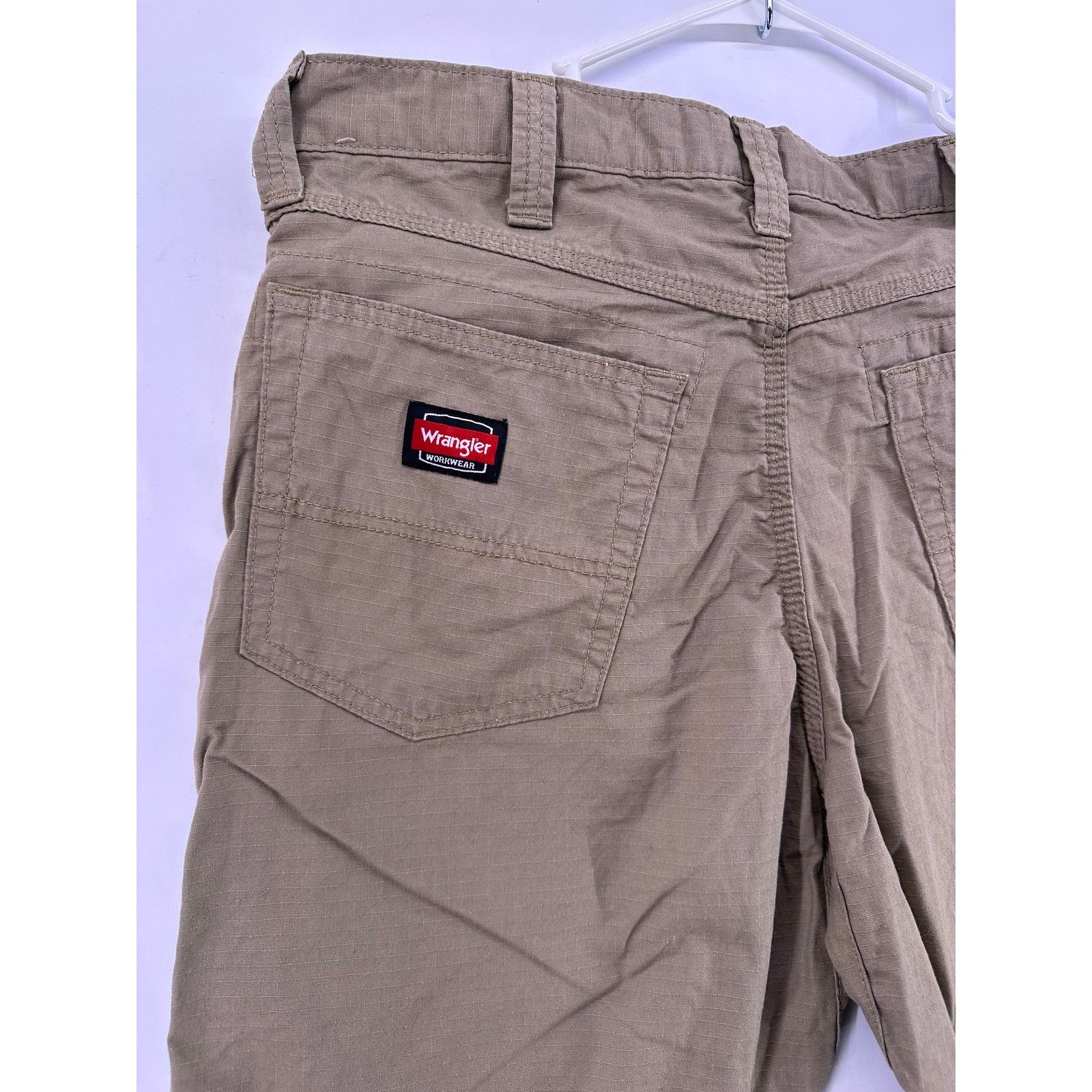 Wrangler Wrangler Workwear Men Beige Riggs Straight Pants Size 34x30 Size US 34 / EU 50 - 11 Thumbnail