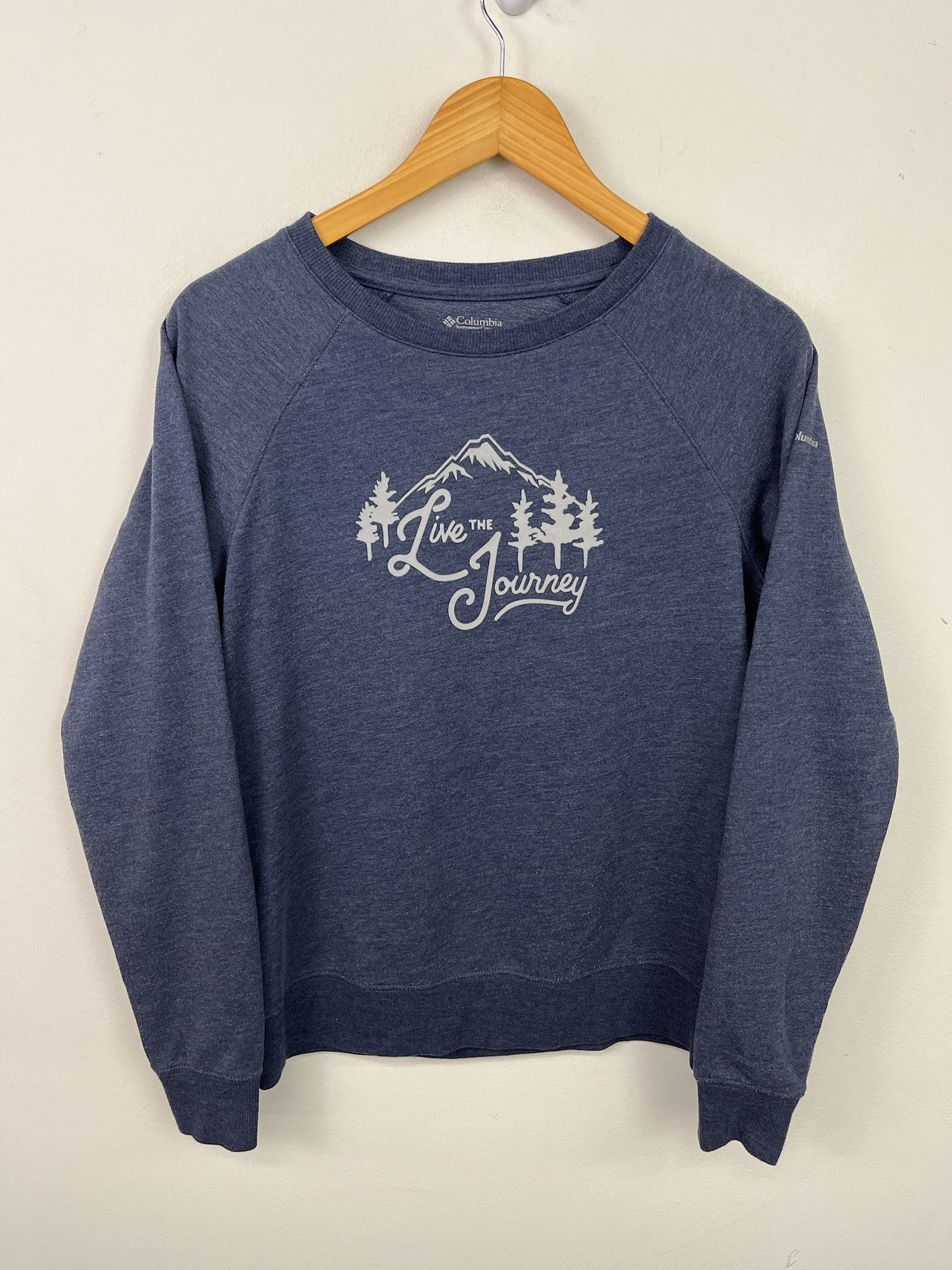 Vintage Vintage Columbia Live the Journey Crewneck Size S Size US S / EU 44-46 / 1 - 1 Thumbnail
