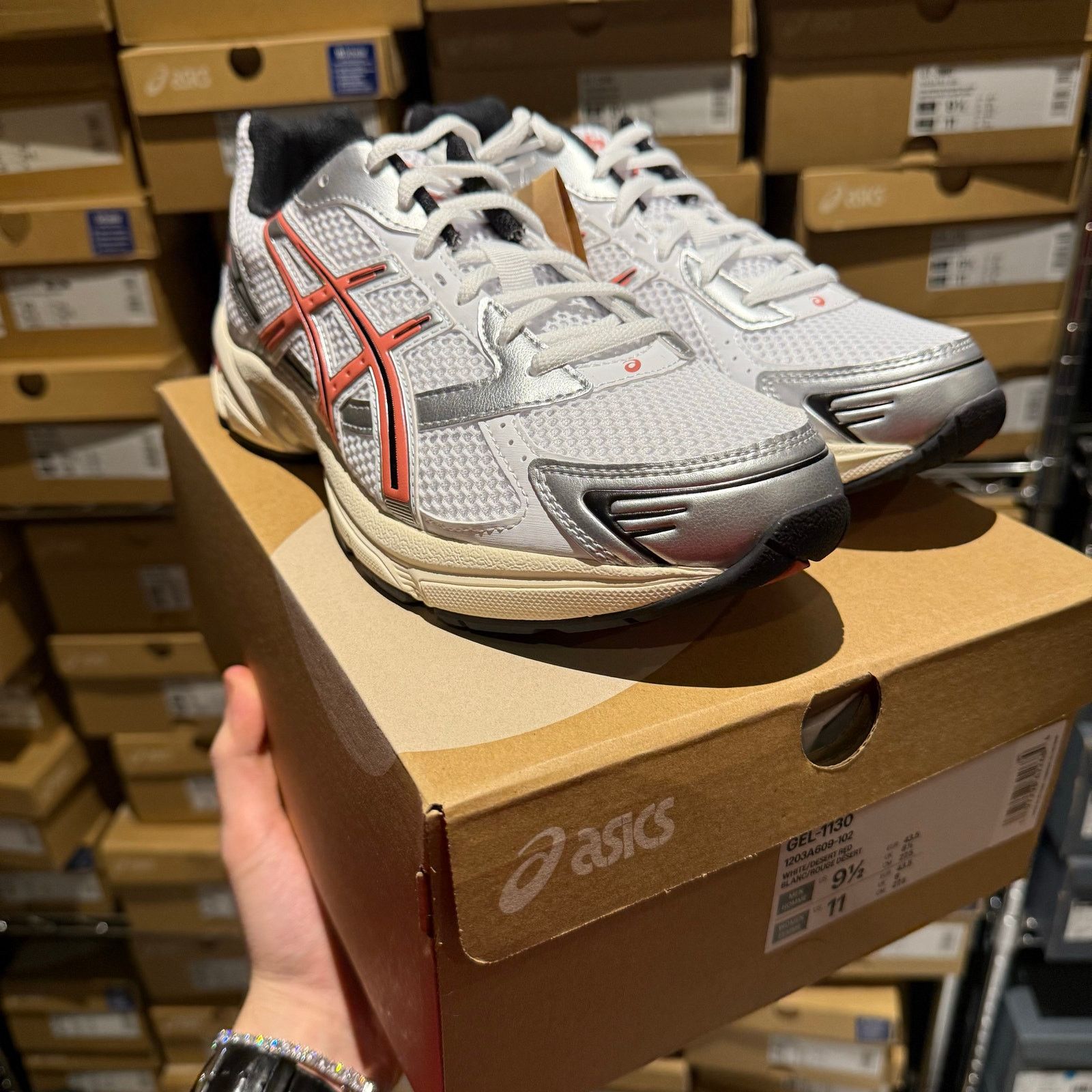 ASICS Gel 1130 'White Desert Red'