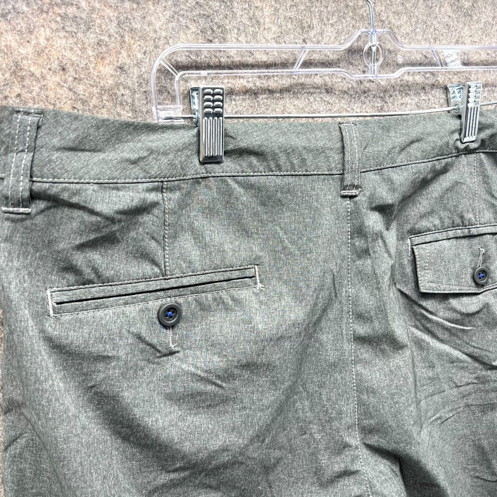 Tommy Bahama Tommy Bahama Shorts Men's 38 Gray Chino Flat Front Drawstring Pockets Casual Travel Vintage: No Size US 38 / EU 54 - 6 Thumbnail