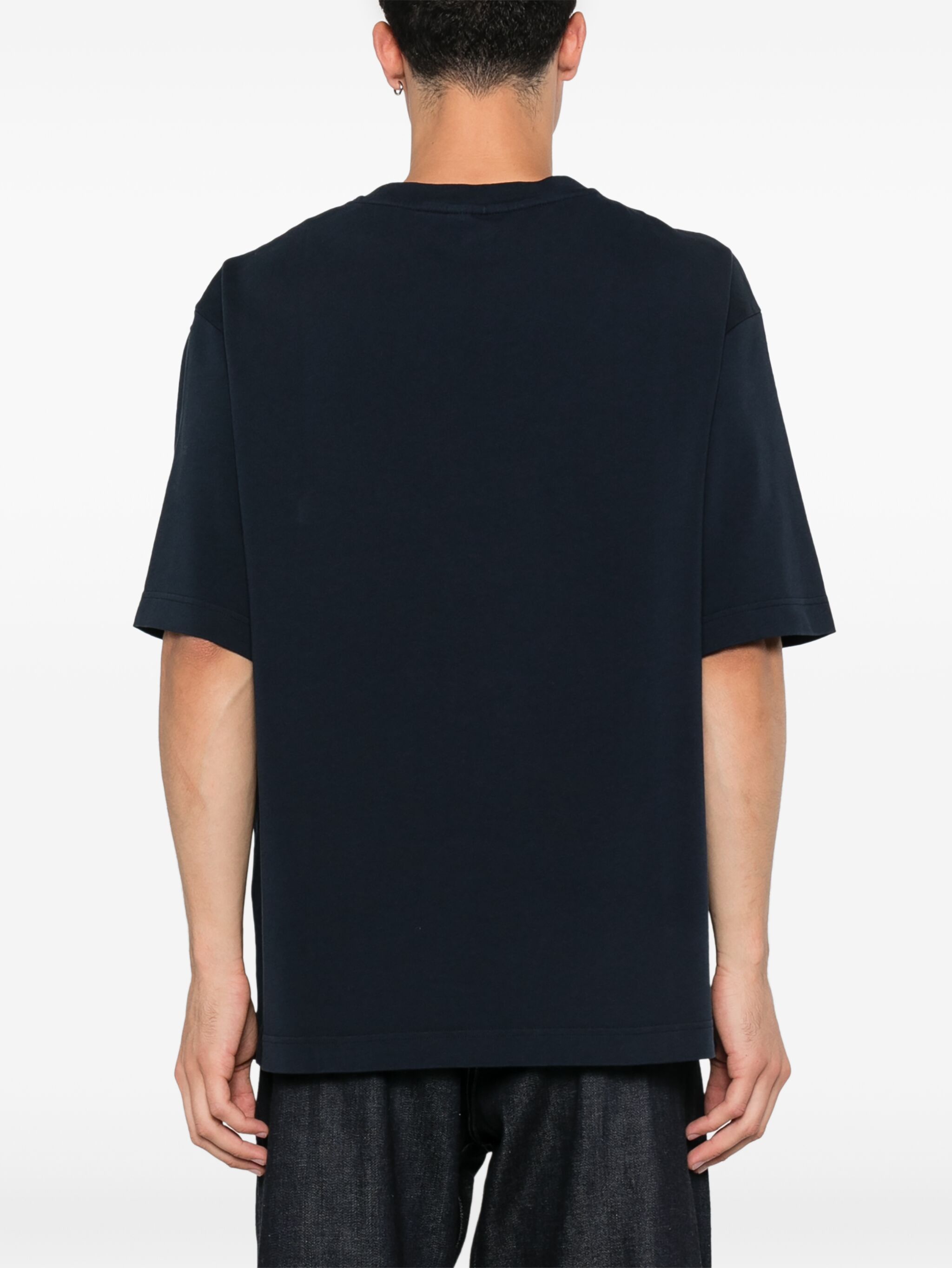 Maison Kitsune o1s22i1n1124 Gradient Logo Oversized T-Shirt in Blue Size US M / EU 48-50 / 2 - 3 Thumbnail
