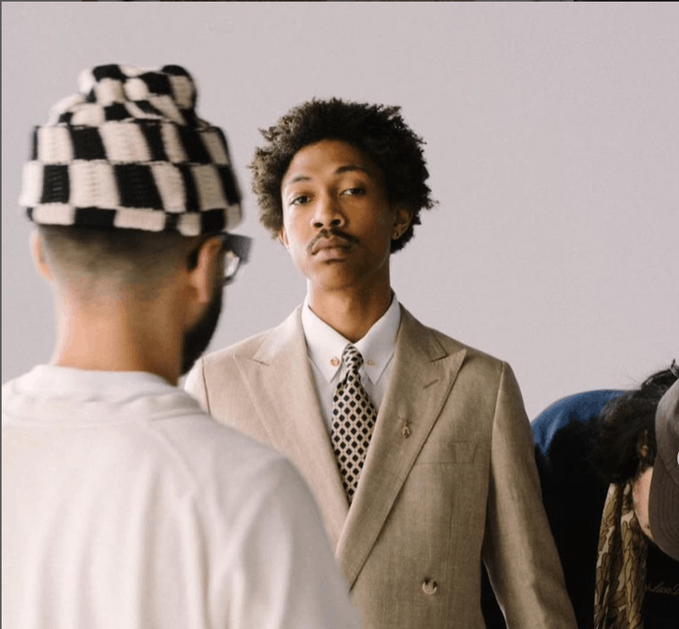 Streetwear Sundays.xyz Crochet Checkered Beanie Grailed