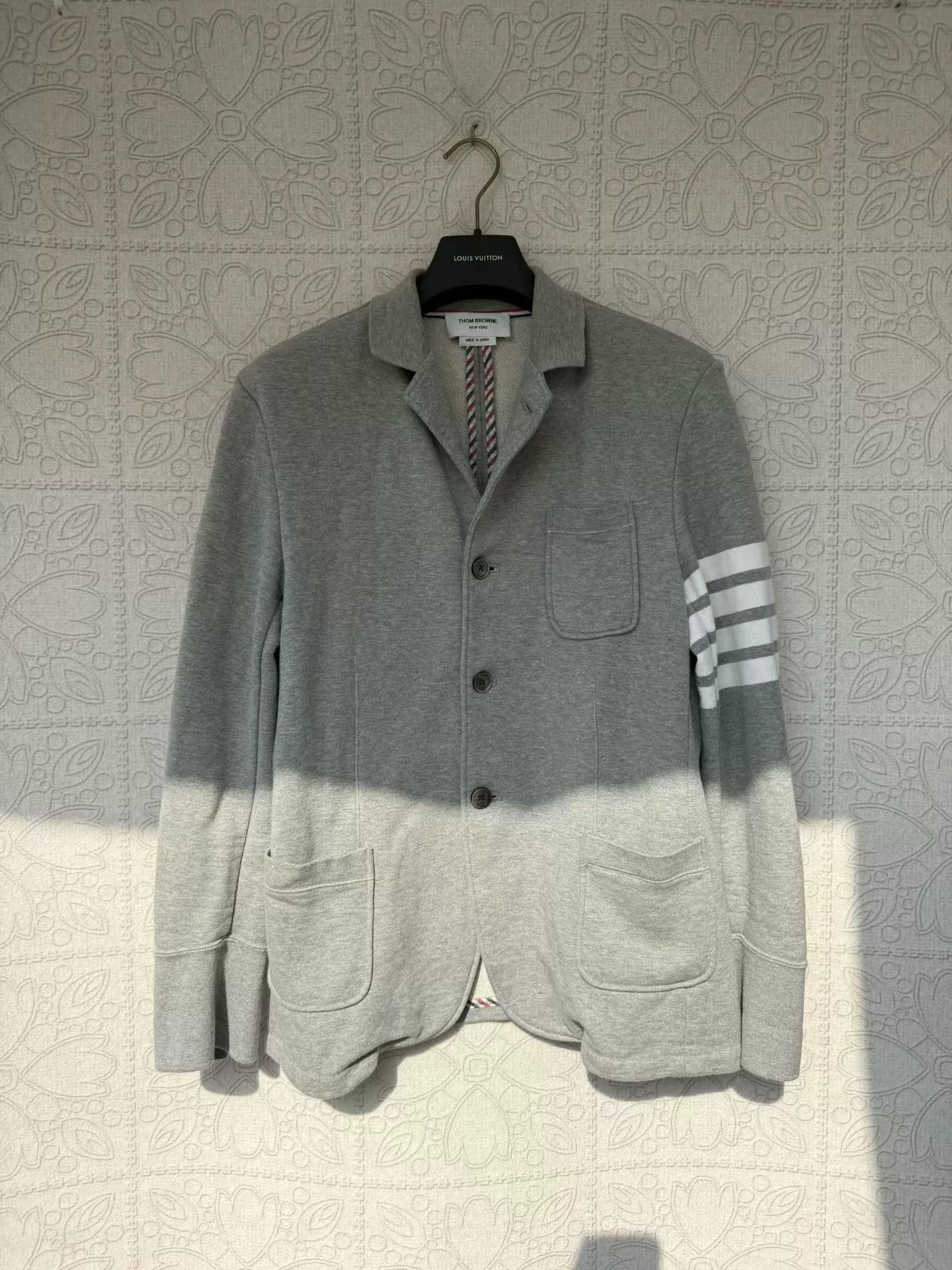 Thom Browne thom browne gray striped sleeve jacket Size US M / EU 48-50 / 2 - 1 Thumbnail
