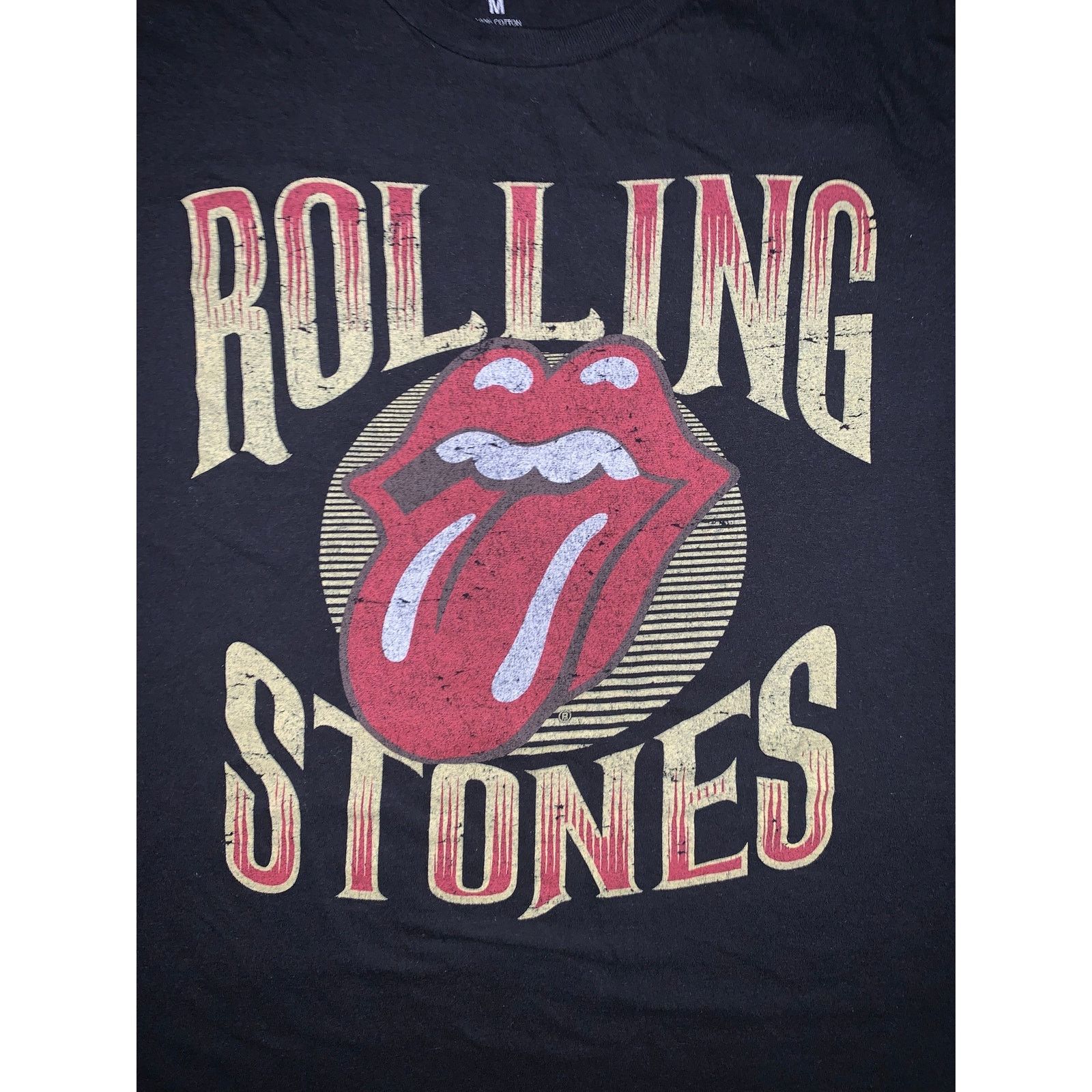 The Rolling Stones Rolling Stones T Shirt Black Medium Band Tee Rock Graphic Size US M / EU 48-50 / 2 - 1 Thumbnail