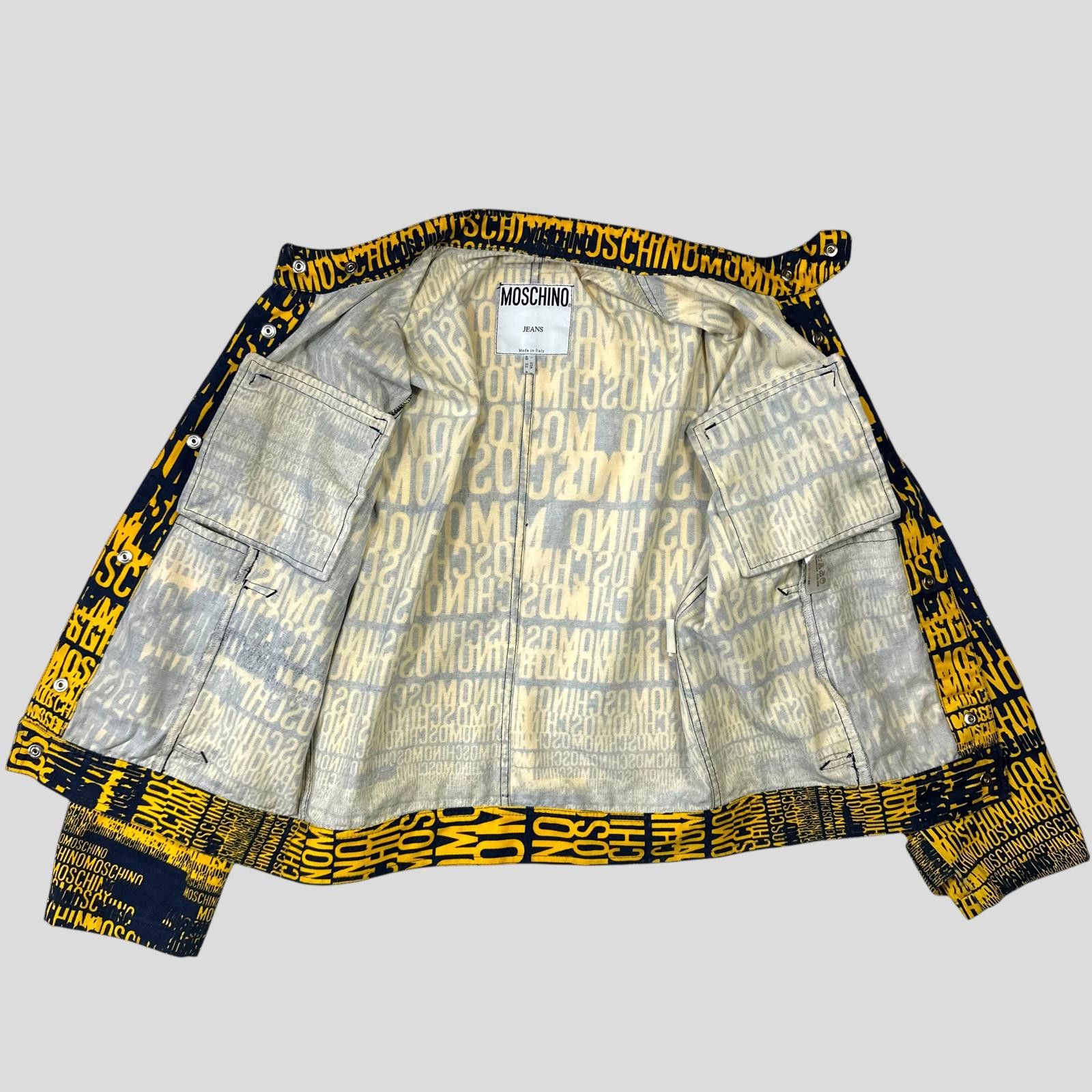 Moschino Moschino Jeans 1996 Crazy Print Cotton Jacket - IT48 (S/M) Size US M / EU 48-50 / 2 - 4 Thumbnail