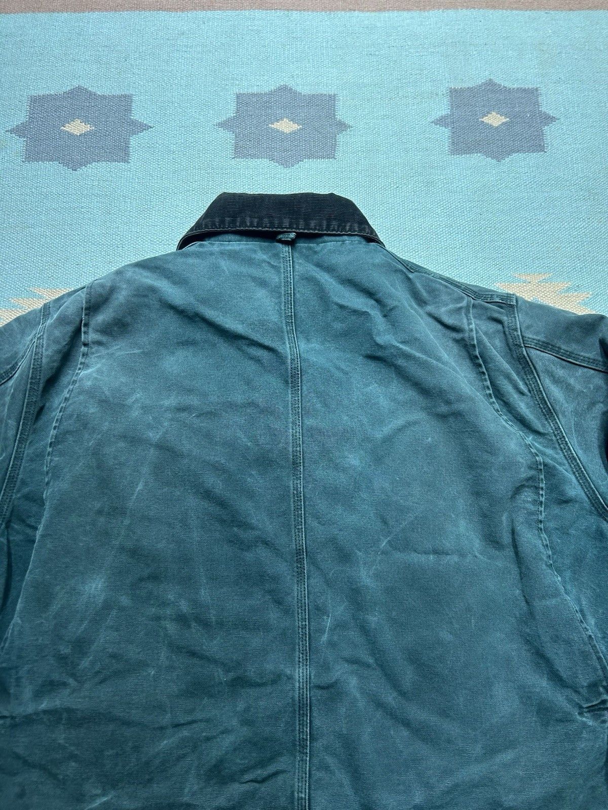Vintage Vtg Carhartt J22 HTG Arctic Work Jacket Hunter Green Fade XL Size US XL / EU 56 / 4 - 11 Thumbnail