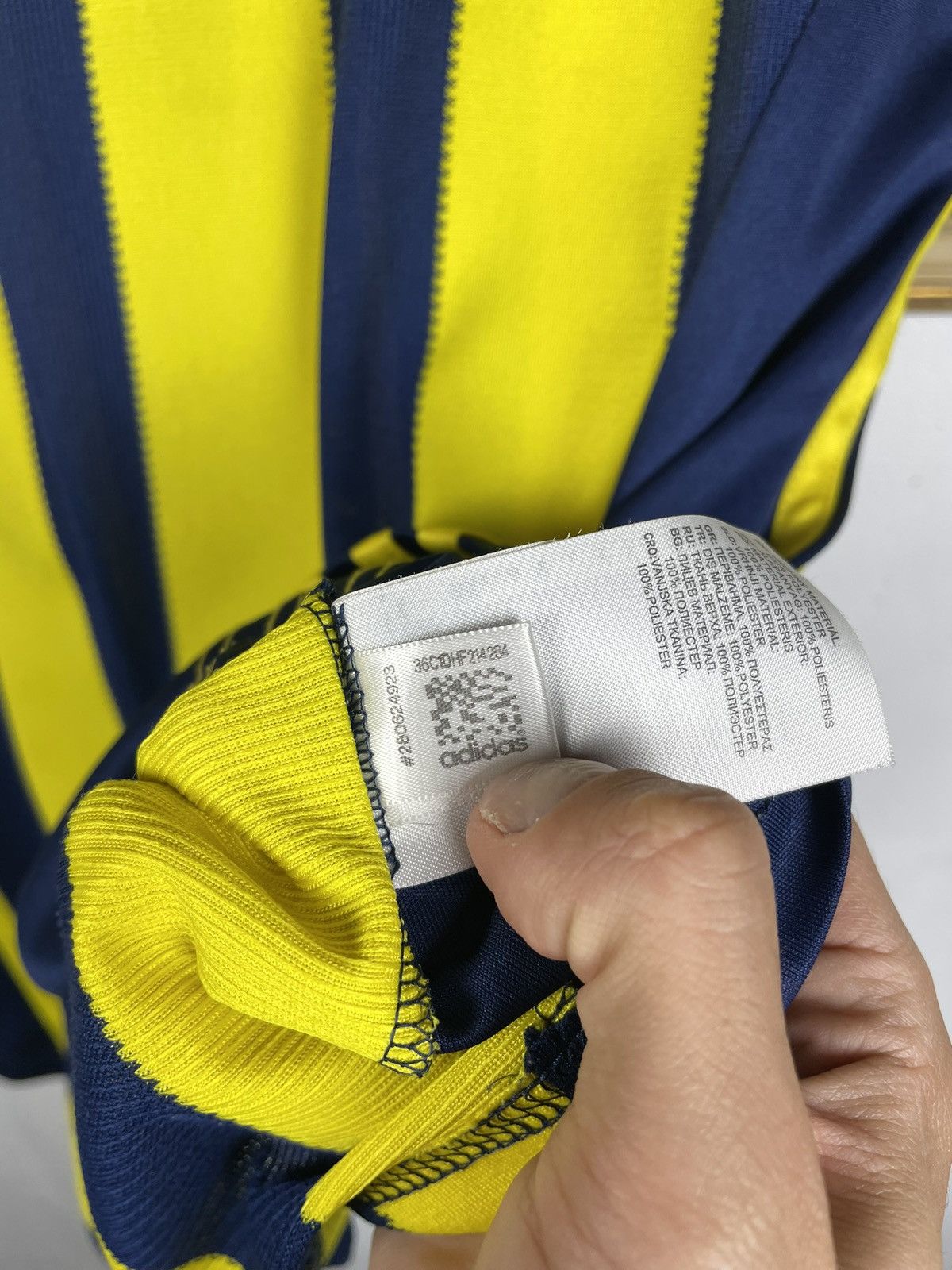 Adidas Adidas Fenerbahce Home Jersey Tshirt 2016/17 Soccer Football Size US XL / EU 56 / 4 - 12 Thumbnail