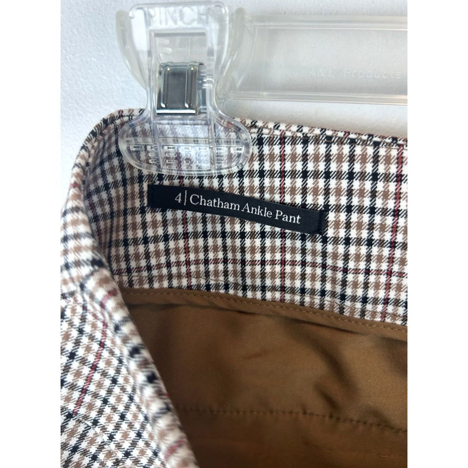 Talbots Talbots Chatham Ankle Pants Plaid Career Casual Office Academia Womens 4 Size 27" / US 4 / IT 40 - 4 Thumbnail