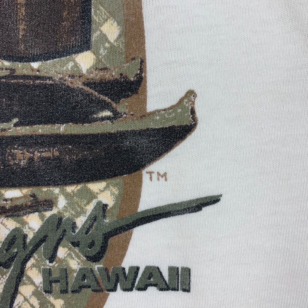 Vintage Vintage 90s T&C SURF HAWAII Surfing tee Size US L / EU 52-54 / 3 - 13 Thumbnail