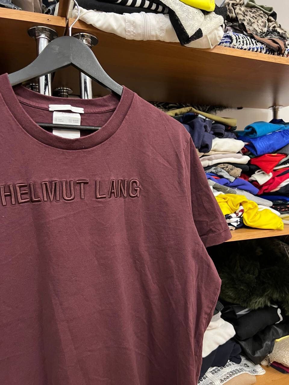 Helmut Lang Helmut Lang Embroidered Logo One Size T-Shirt Big Logo Size US XXL / EU 58 / 5 - 3 Thumbnail