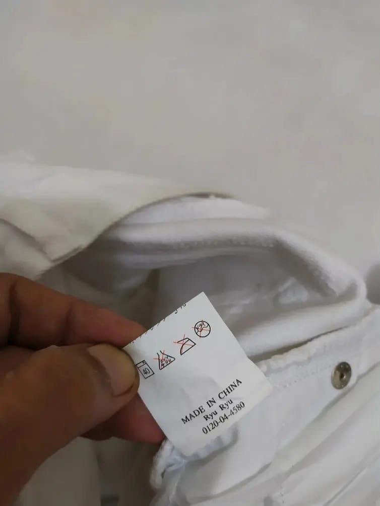 Japanese Brand Japanese Ryuryu Bondage Punk White Pants Size US 28 / EU 44 - 9 Thumbnail