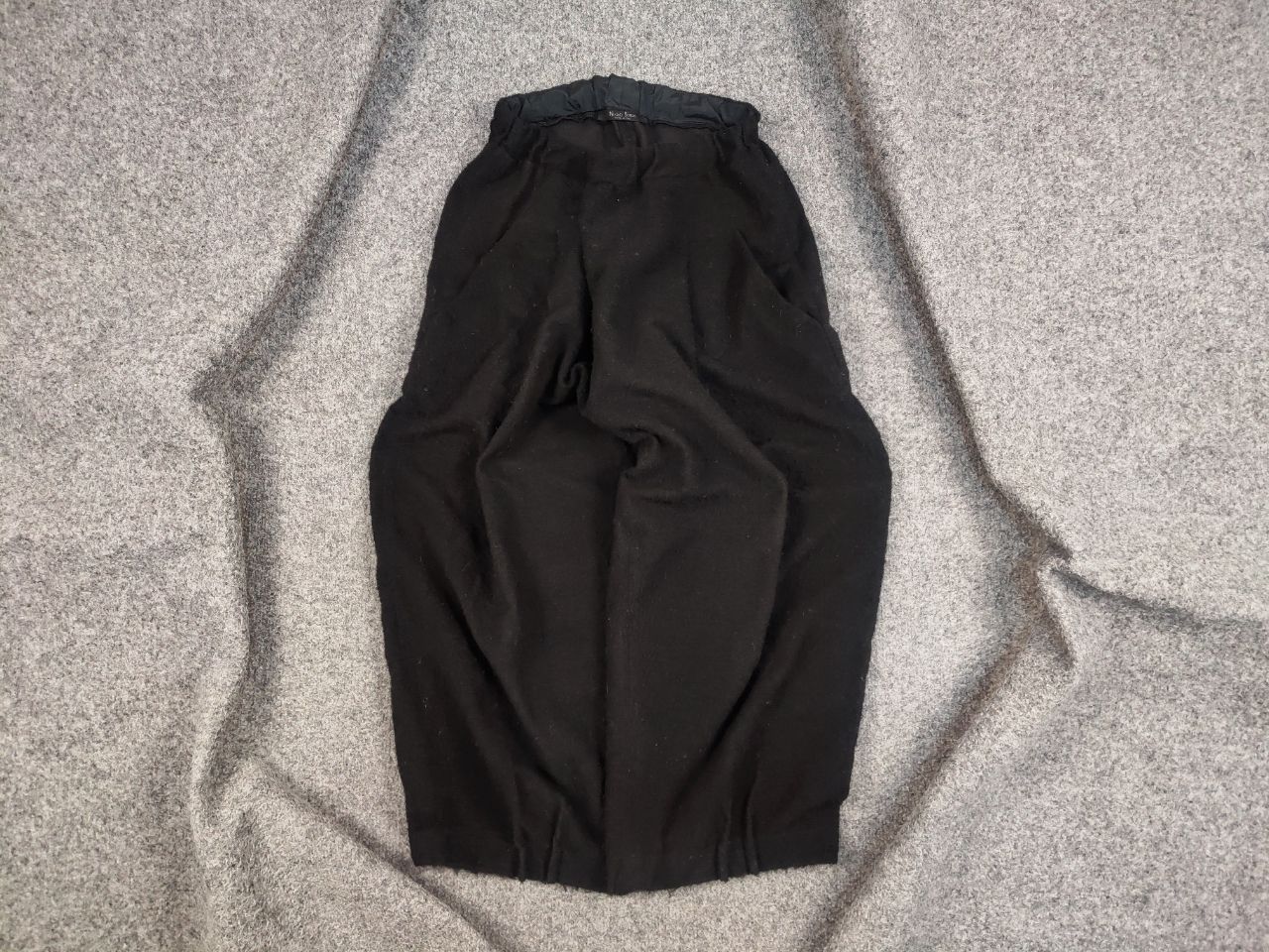 Japanese Brand Nuovo Borgo Design Tailored Baggy Black Short Pants Size 28" / US 6 / IT 42 - 1 Thumbnail
