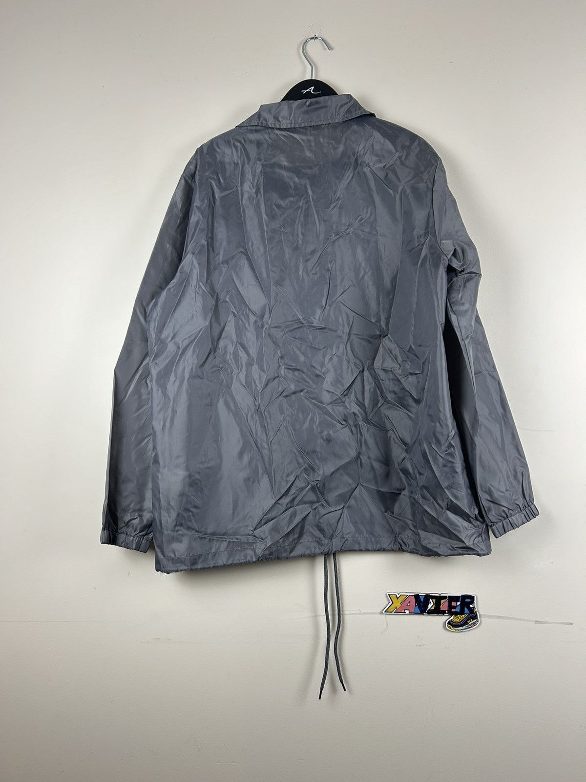 Vintage Soft Shell Windbreaker Large Charcoal Men Size US L / EU 52-54 / 3 - 3 Thumbnail