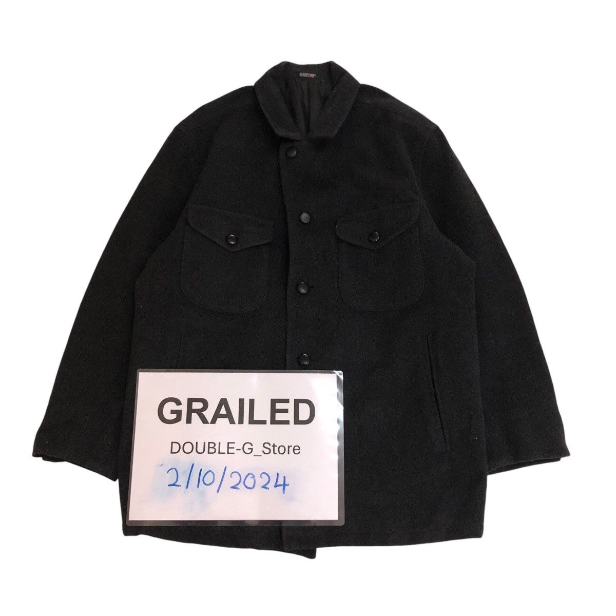 Japanese Brand 📌Gore Windstopper Wool Chore Jacket Pocket Issey Miyake Size US M / EU 48-50 / 2 - 1 Thumbnail