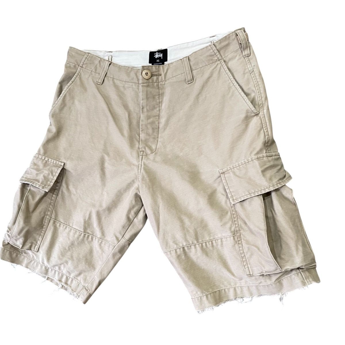 Vintage Stüssy Cargo Shorts Khaki Tan
