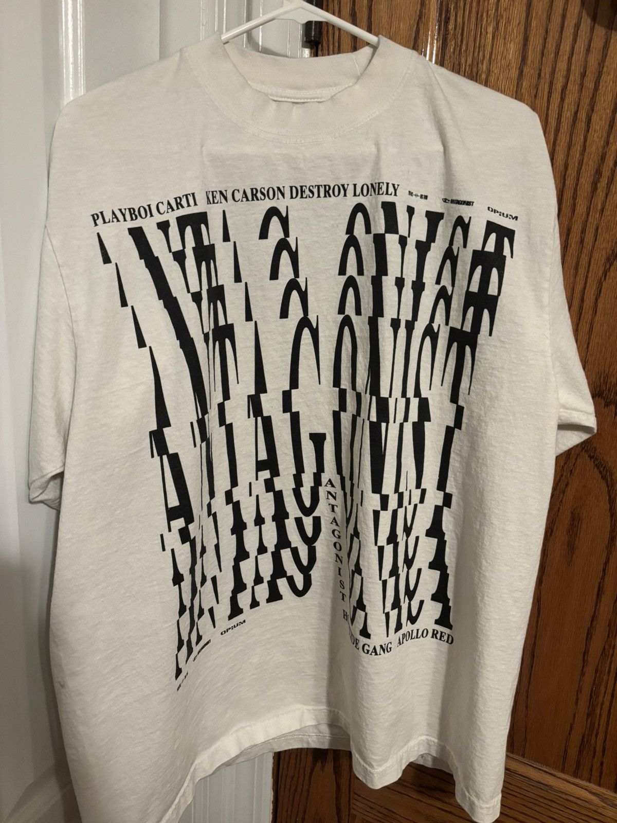 Playboi Carti Tee M ホワイト PLAYBOI CARTI - CPFM 4 WLR KING VAMP WHITE TEE SHIRT | MAGIC