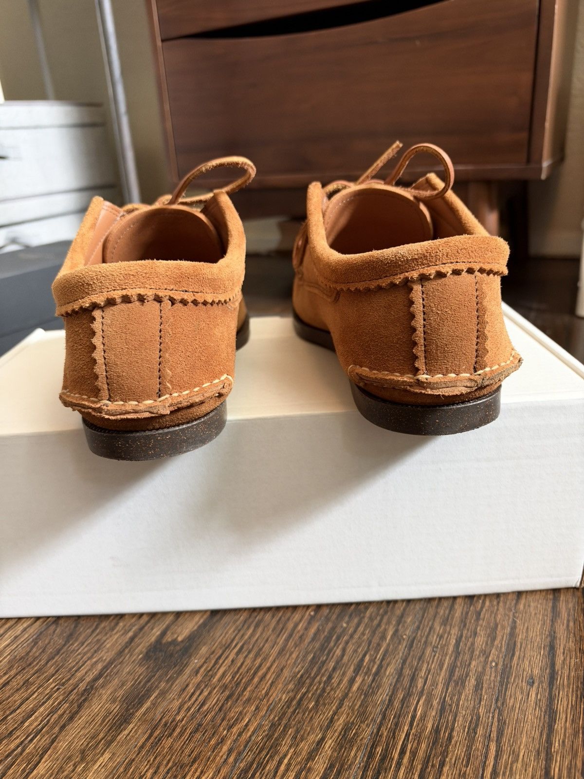 Yuketen Blucher W/Kiltie W/Camp sole FO G brown Size US 10 / EU 43 - 5 Thumbnail