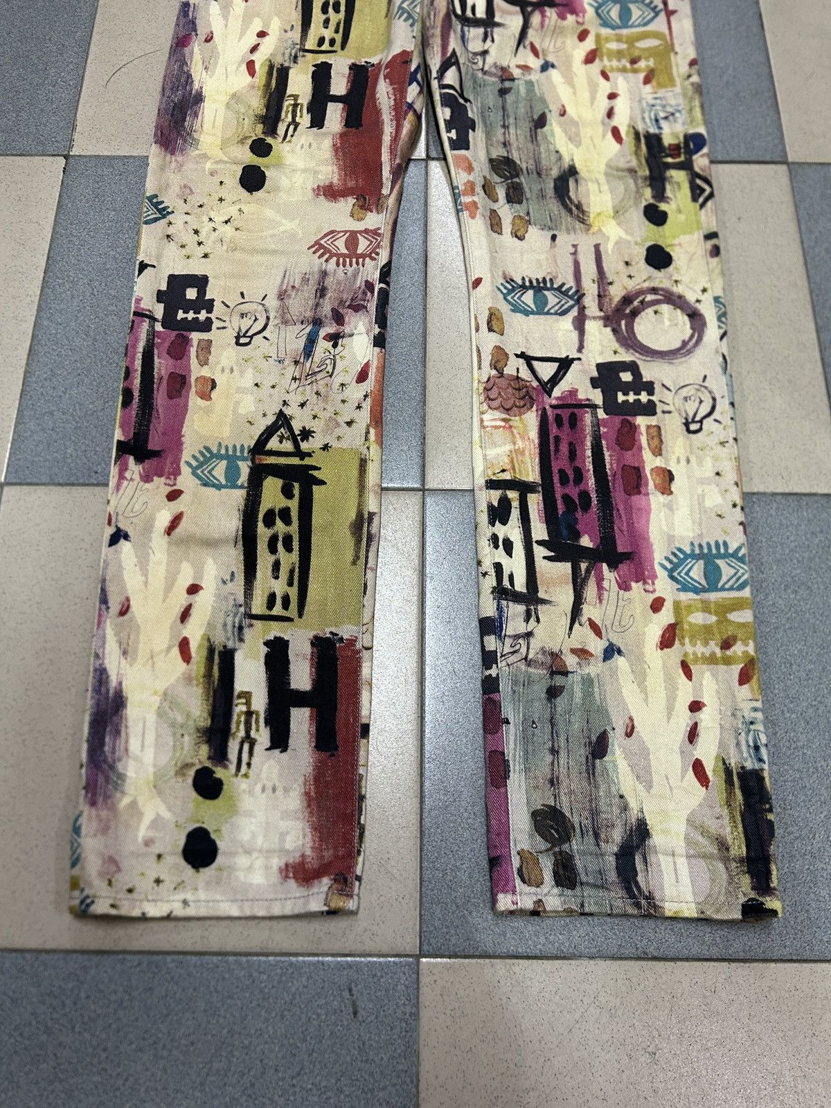 Paul Smith Paul Smith X Jean Michel Basquiat Jeans Size US 31 - 4 Thumbnail