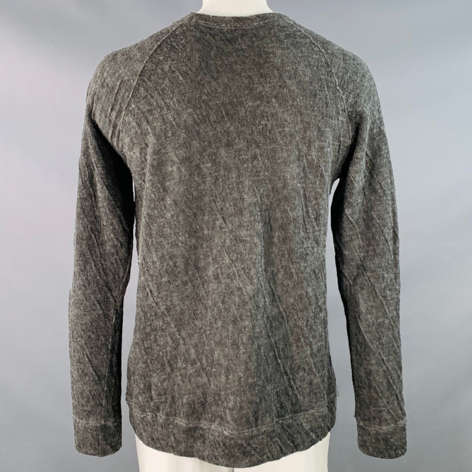 Barena BARENA Size XL Grey Heather Wool Blend Crew Neck Sweatshirt Size US XL / EU 56 / 4 - 3 Thumbnail