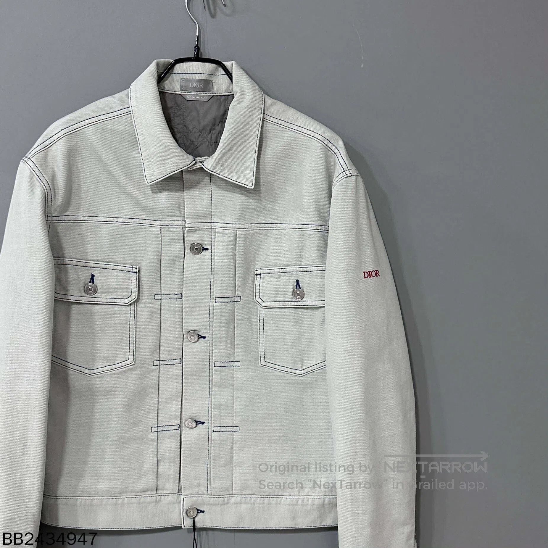 Dior tiger logo embroidered denim jacket Dior. Size US L / EU 52-54 / 3 - 7 Thumbnail