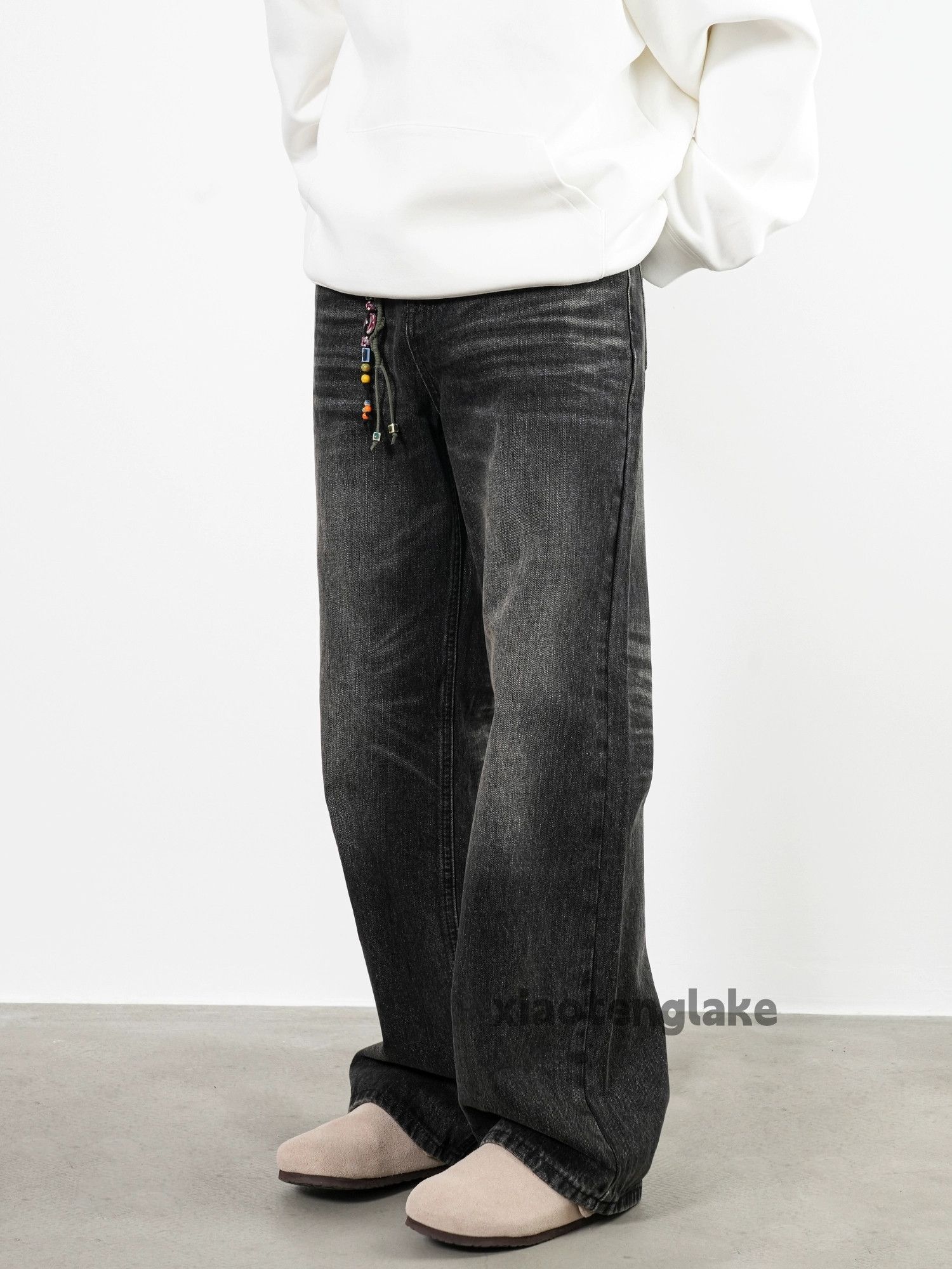 washed faded cleanfit utility yuppie bootcut jeans