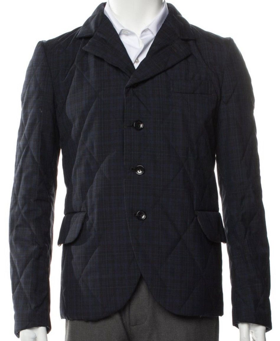 Comme des Garcons Comme des Garçons Plaid Print Peacoat Size US M / EU 48-50 / 2 - 1 Thumbnail