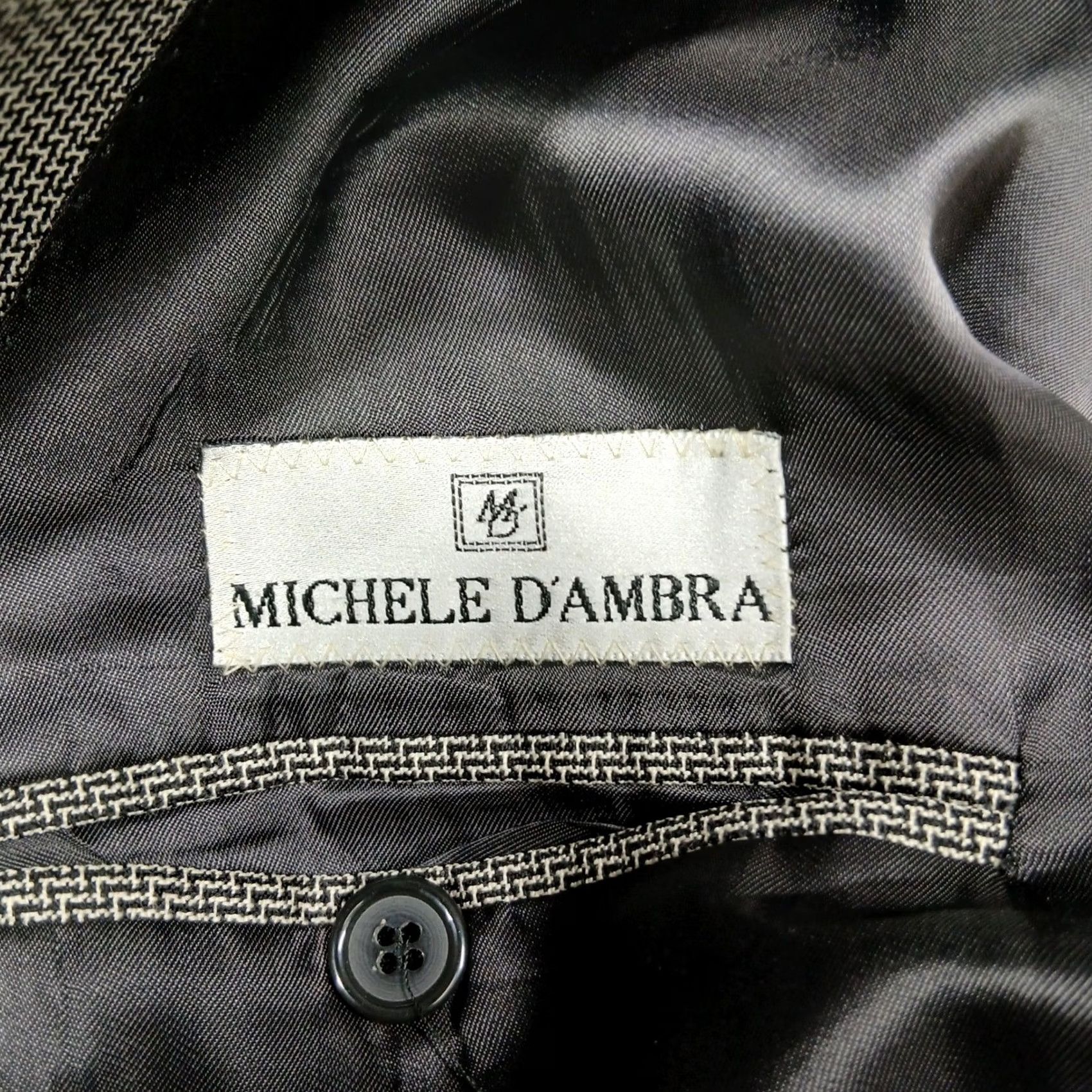 Vintage VINTAGE Bozzalla & Lesna Blazer Wool Blend Double Breasted Gray 52R Men Jacket Italy Tweed Herringbone Size 52R - 4 Thumbnail
