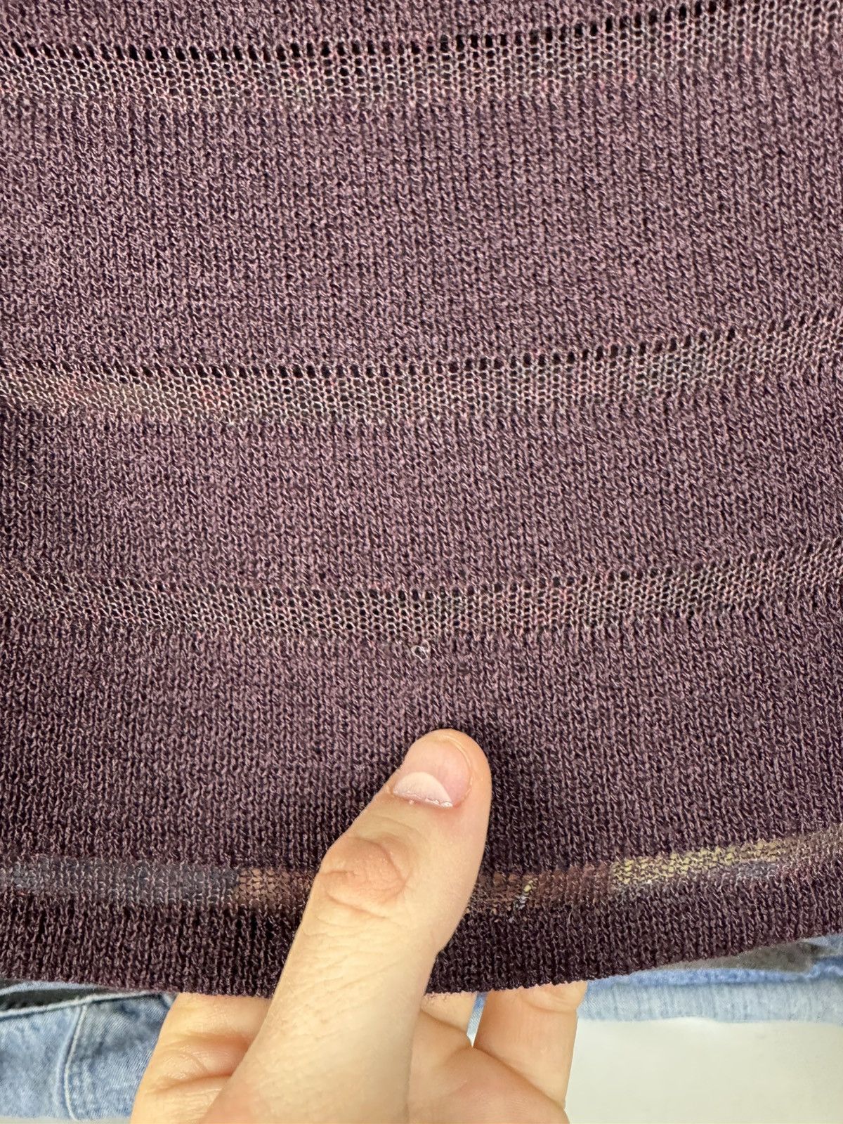Sarah Pacini Sarah Pacini Italy Merino Wool Blend Striped Sweater Top OS Size ONE SIZE - 11 Thumbnail